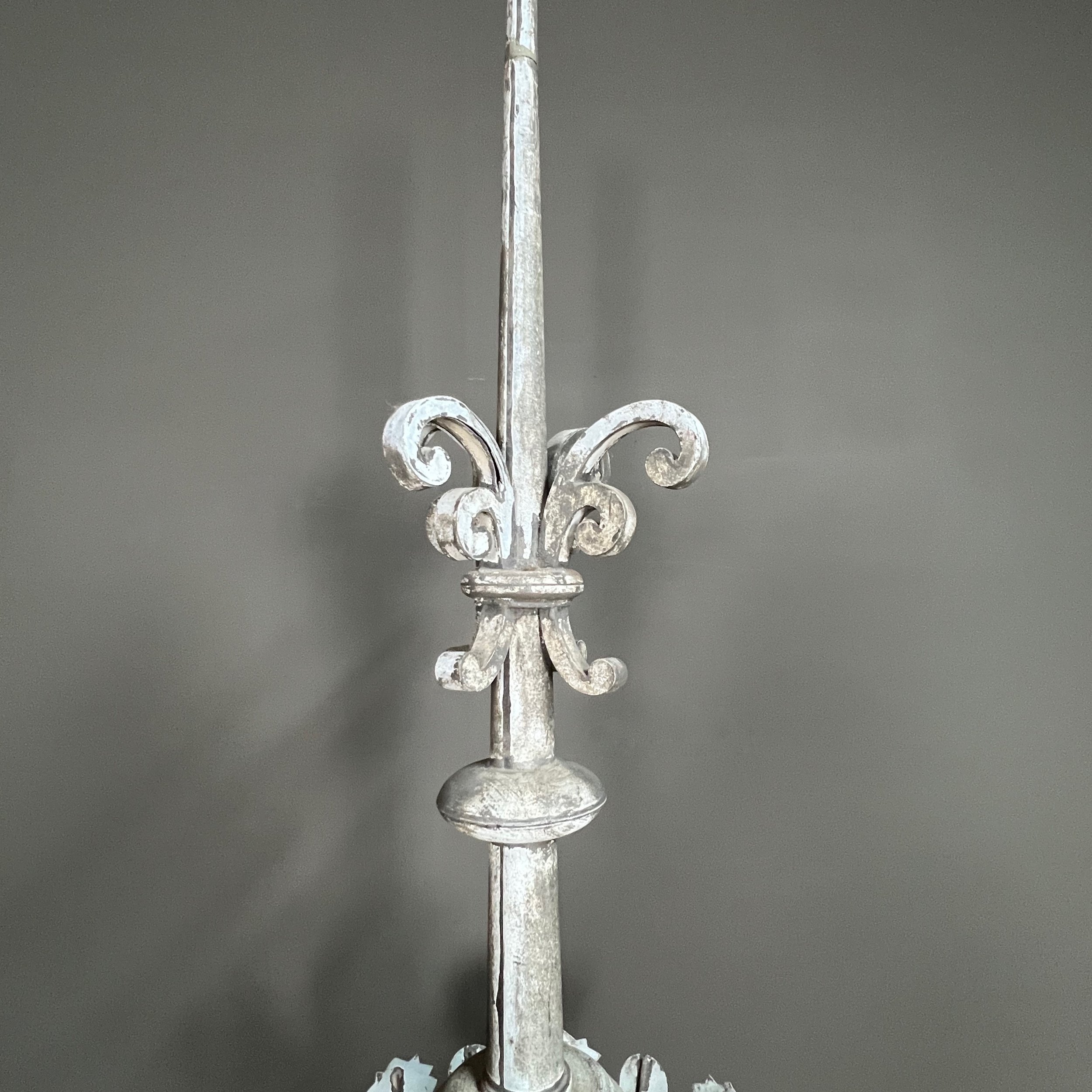 19th Century Zinc French Chateau Roof Finial