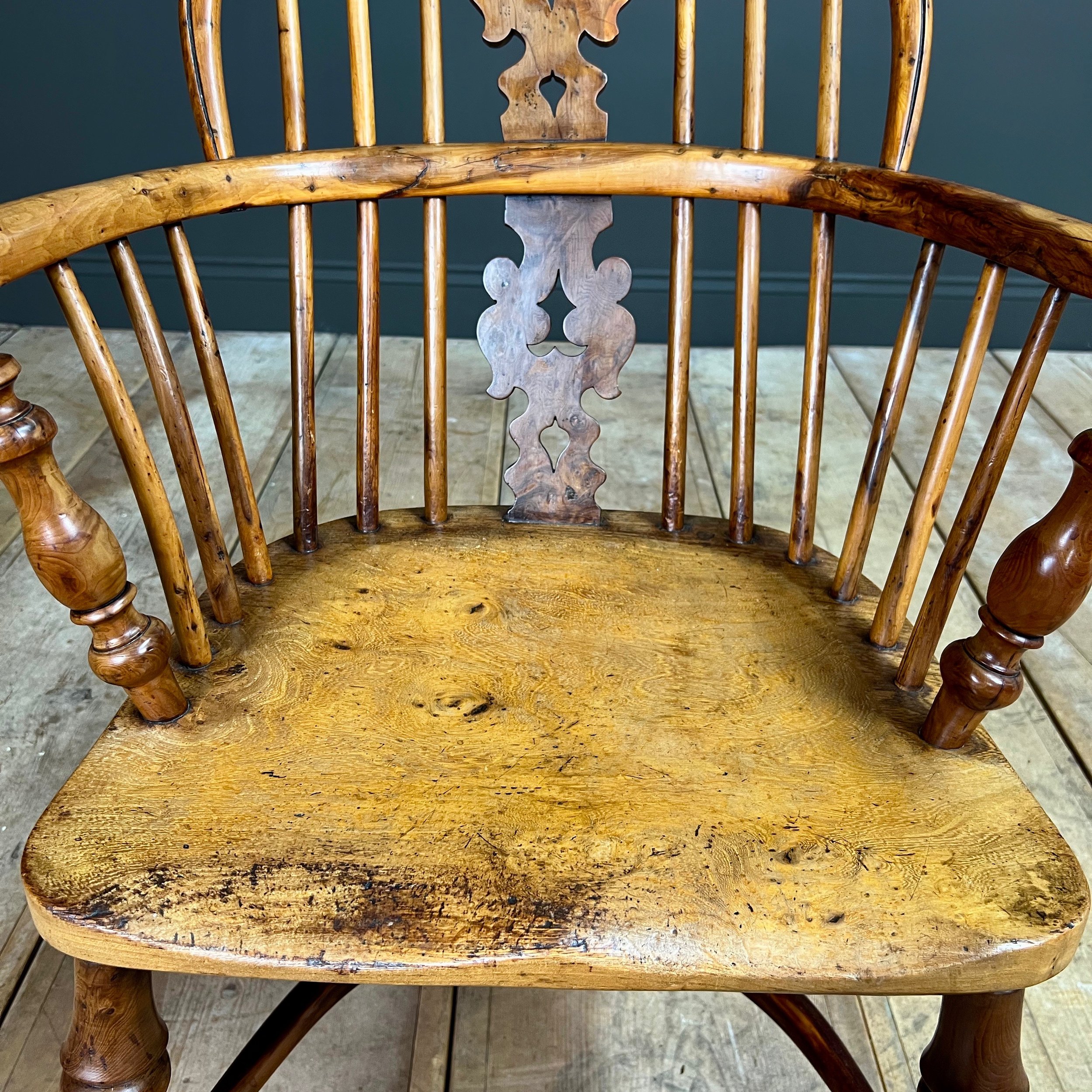 19th Century Yew Windsor Chair