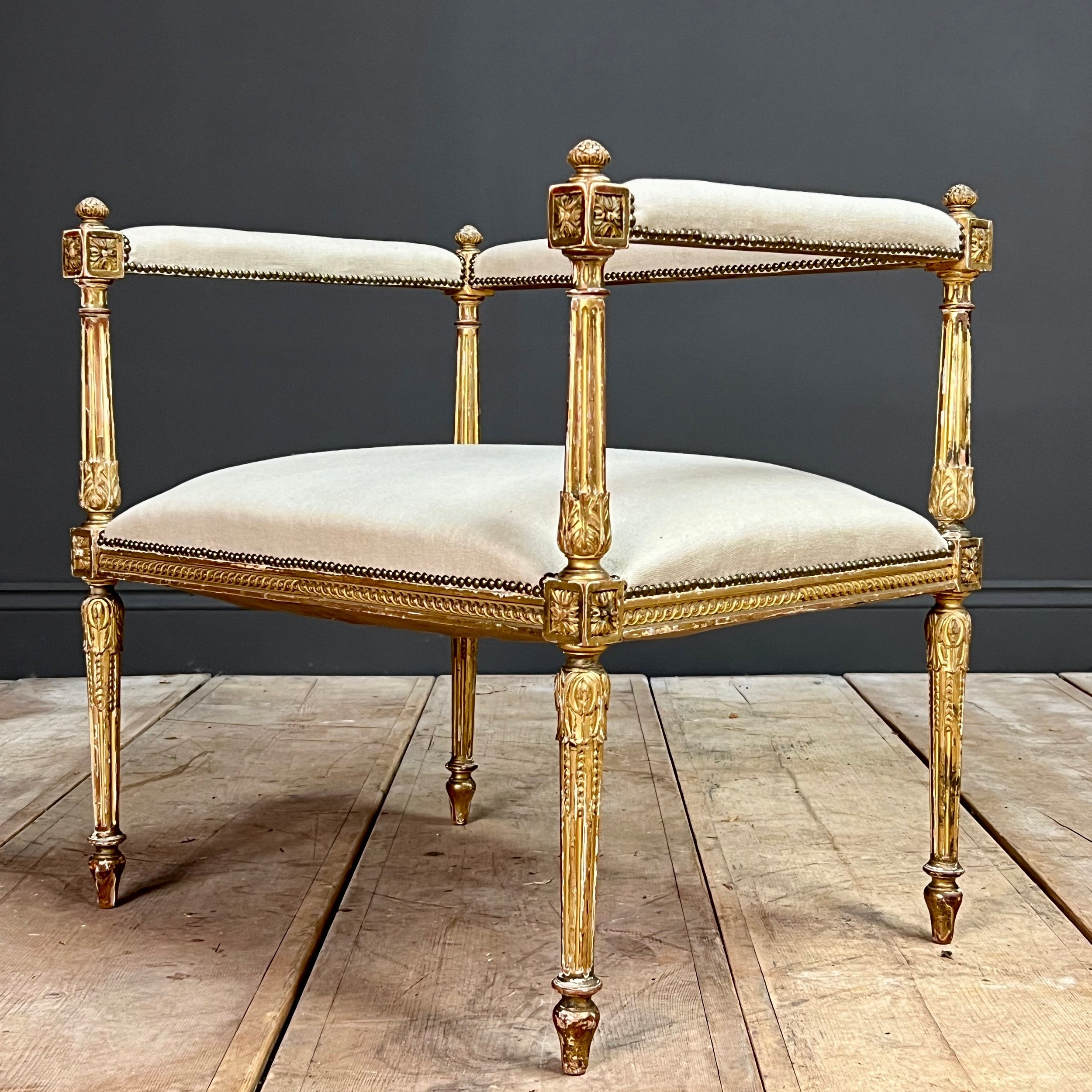 French 19th Century Piano Chair