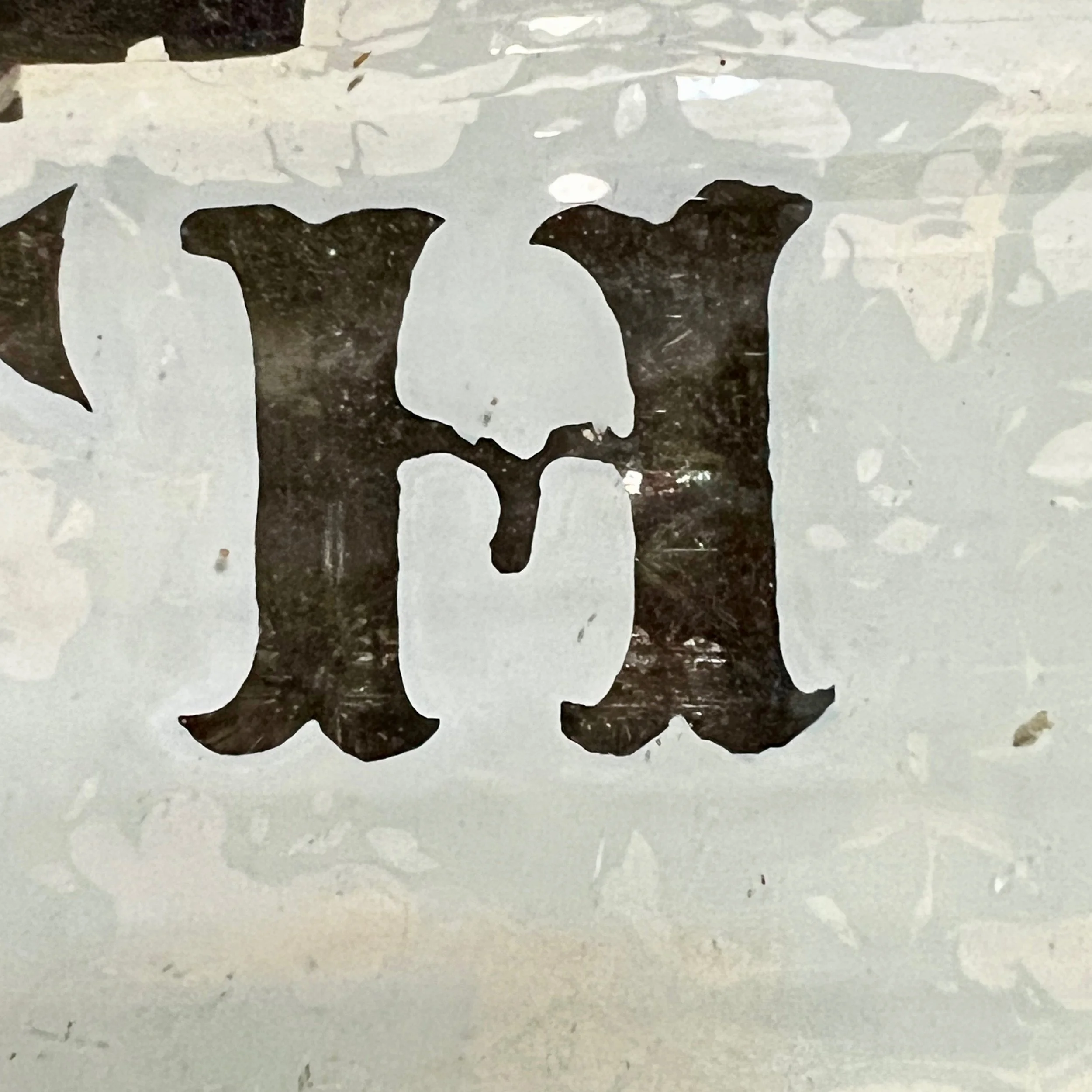 19th Century sign teeth extracted carefully