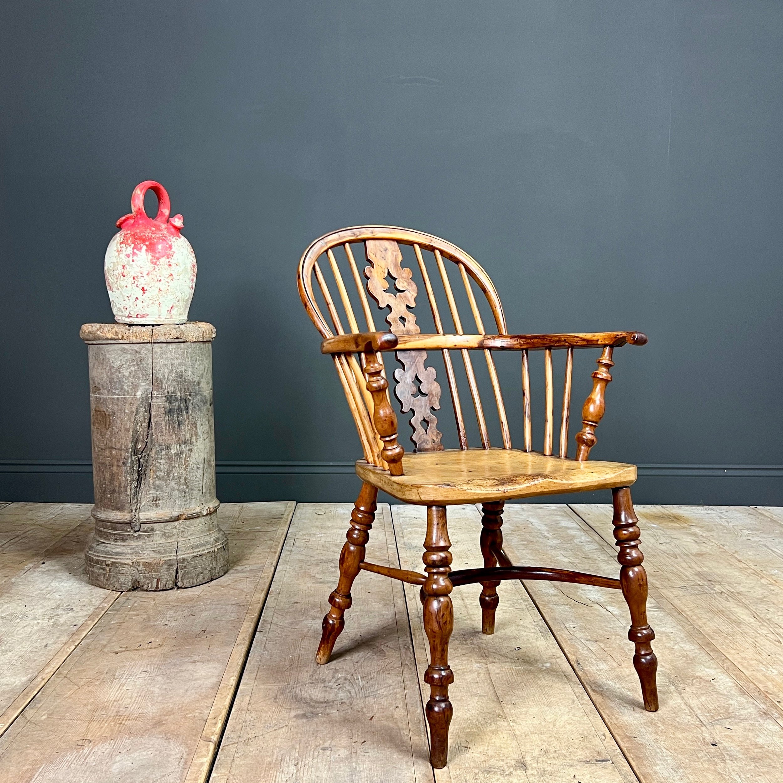 19th Century Yew Windsor Chair