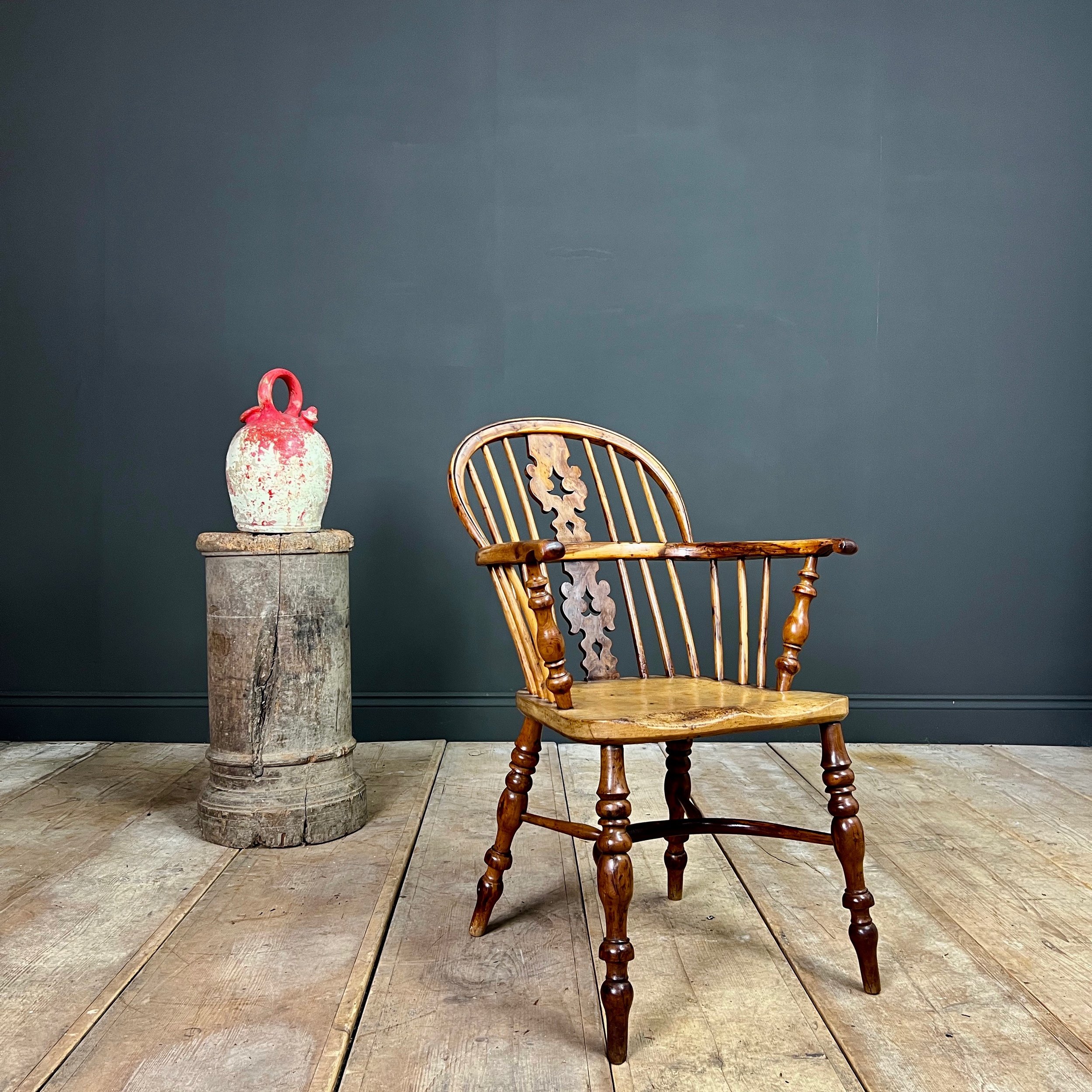 19th Century Yew Windsor Chair