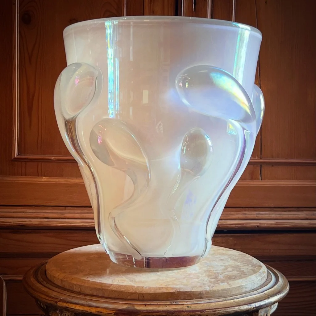 Large Dutz art glass Champagne Cooler