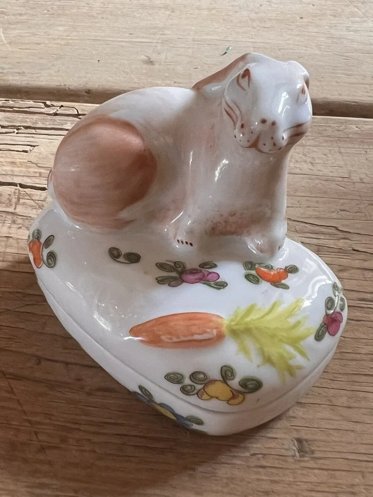 Limoges for Tiffany and Company Rabbit Pill Box
