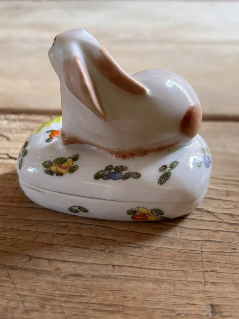 Limoges for Tiffany and Company Rabbit Pill Box