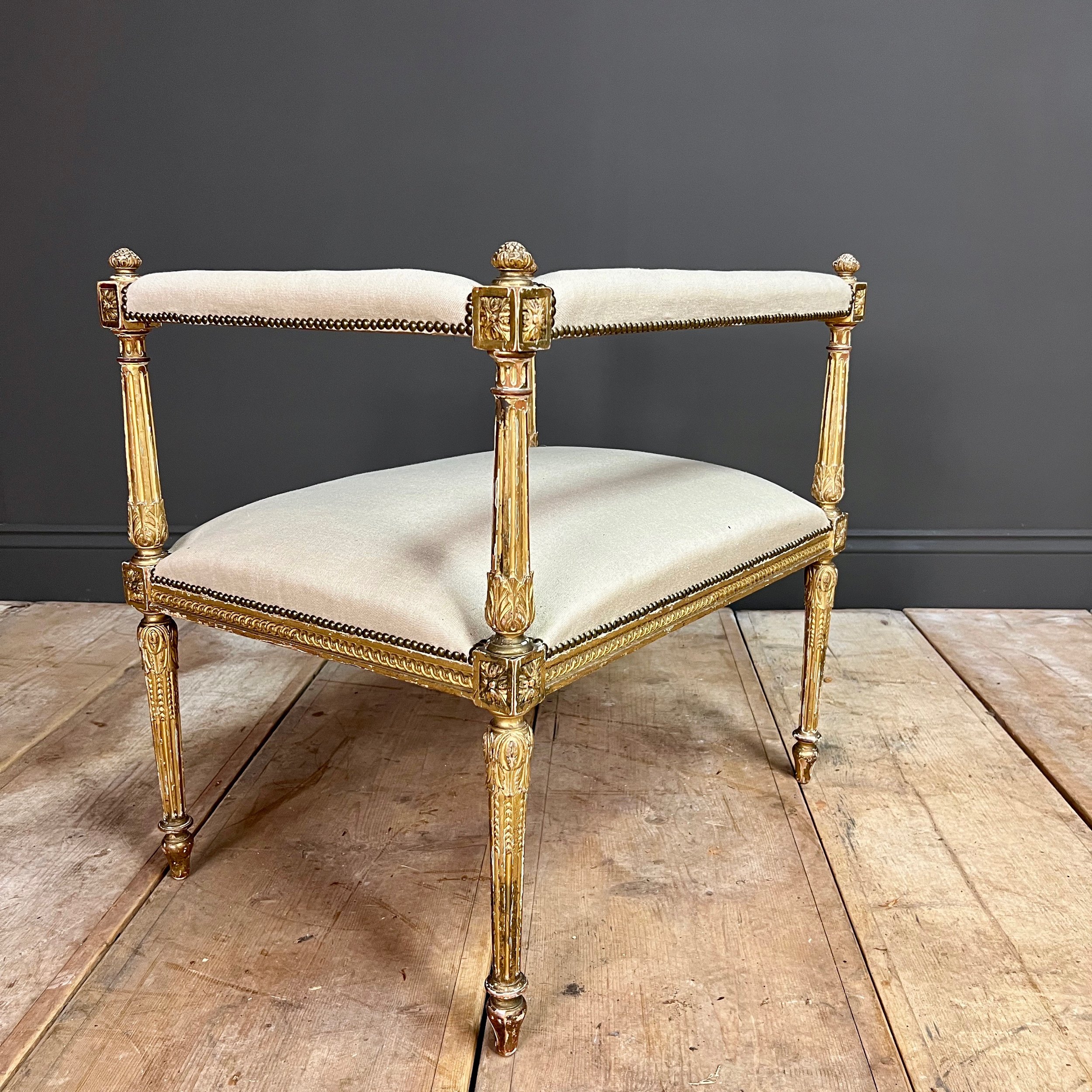 French 19th Century Piano Chair