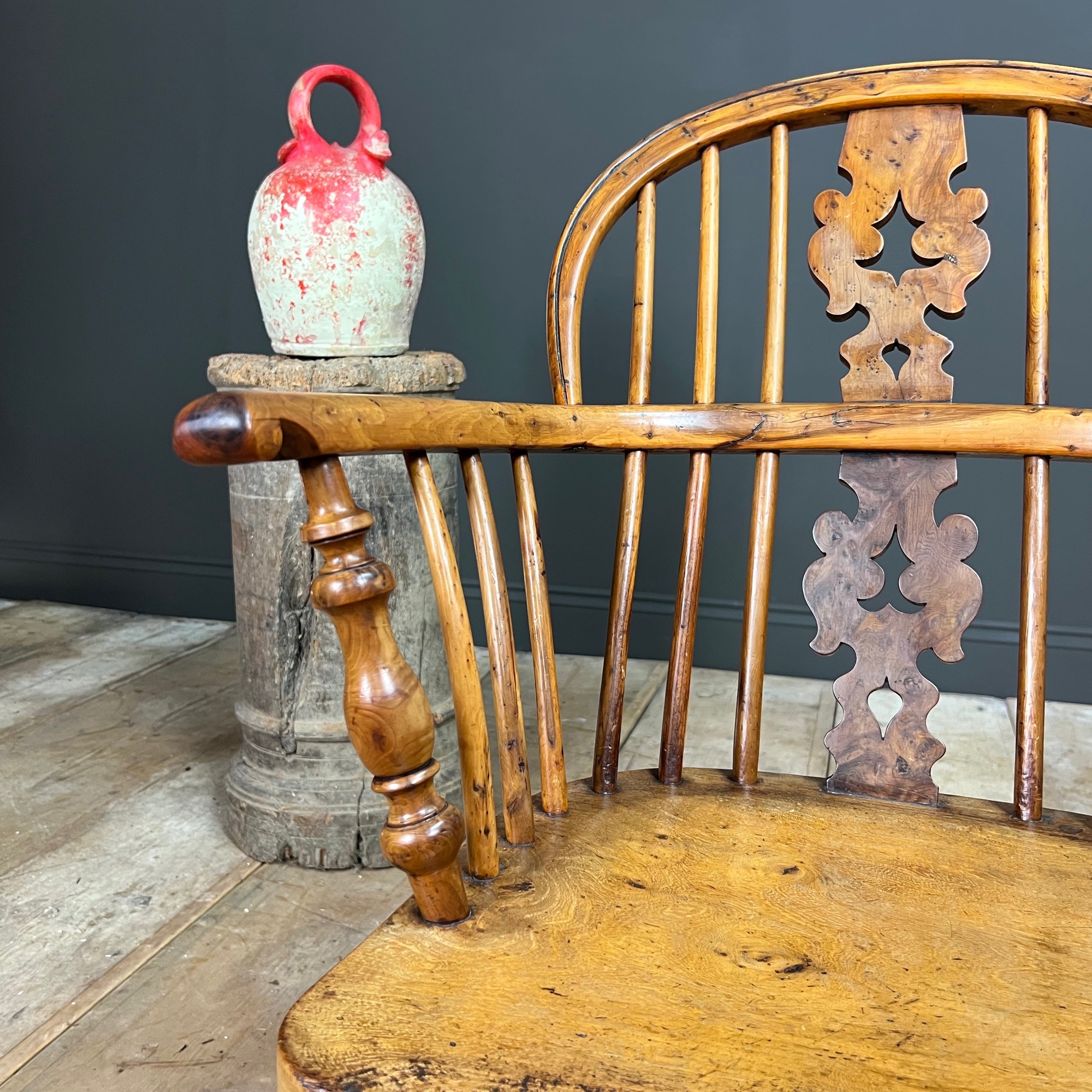 19th Century Yew Windsor Chair