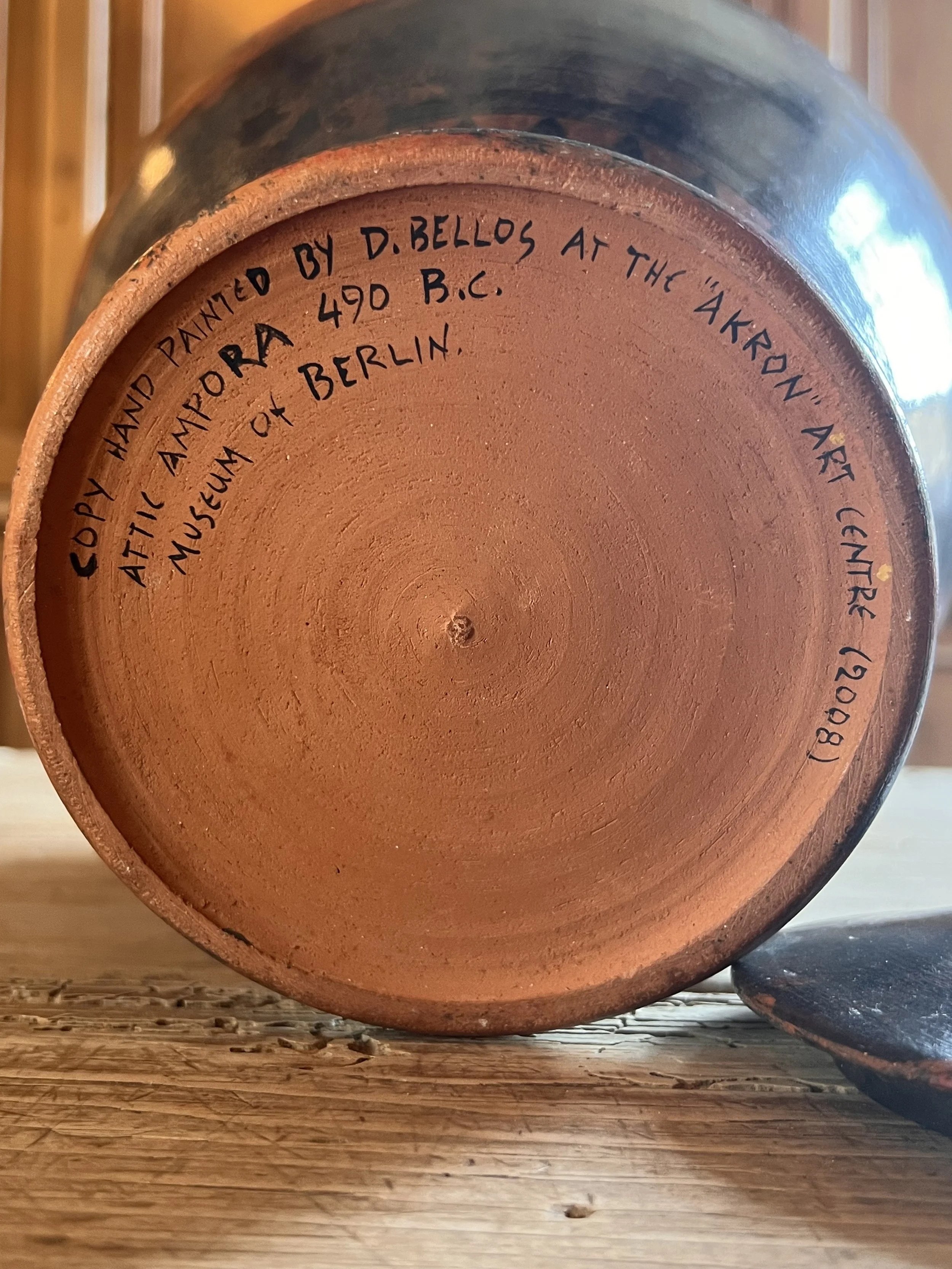 Greek Attic Amphora Urn
