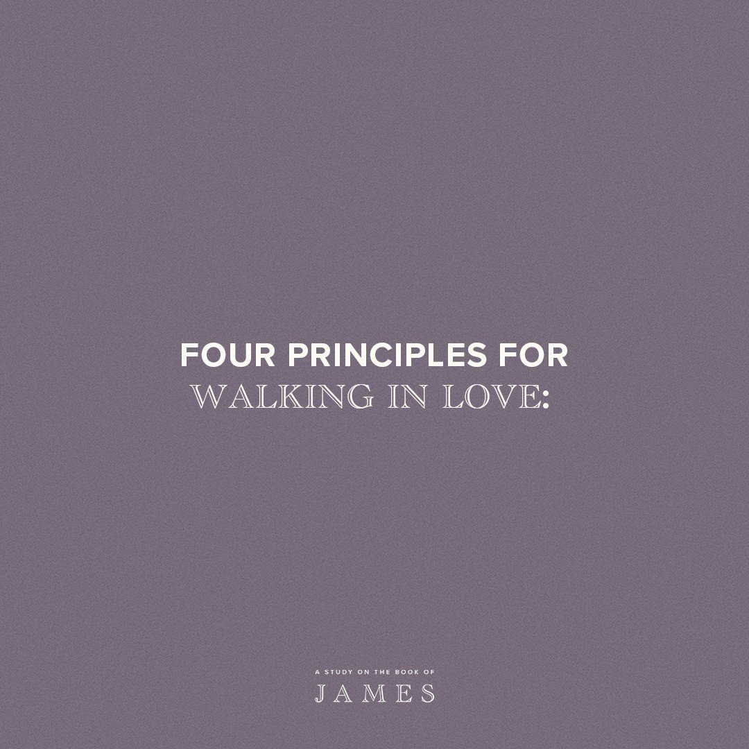Check out these four principles to walking in love. How are you choosing to walk in love today?