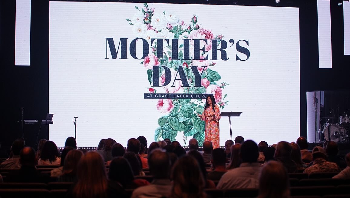 We loved celebrating Mother&rsquo;s Day at church! We love our moms!