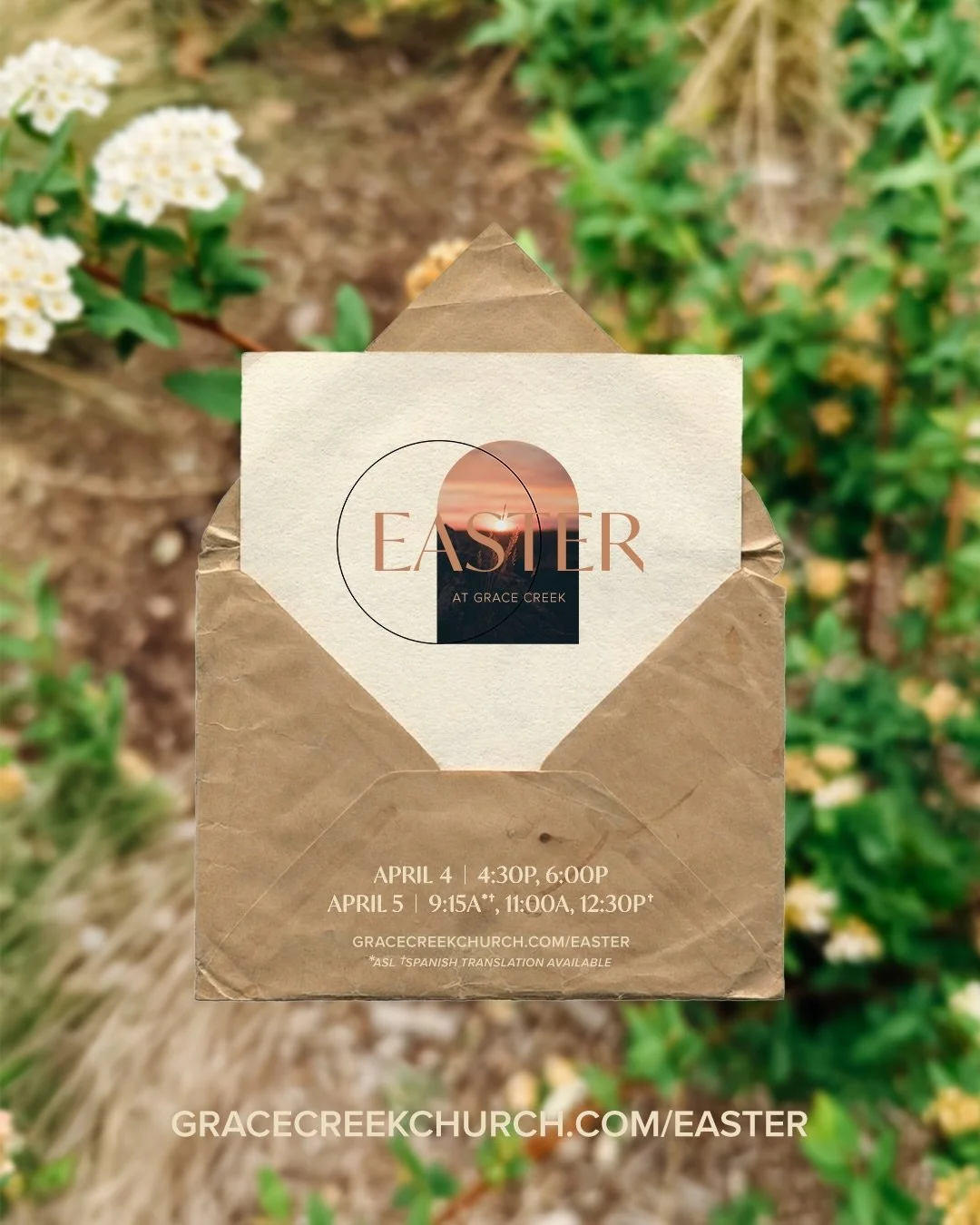 What's holding you back? Don't overthink it, just send the invitation. Ask someone to join you for Easter at Grace Creek. It could be the moment that changes everything.
