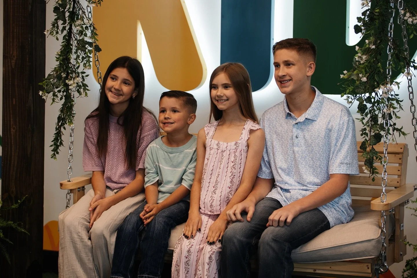 Easter services are happening today at 9:15am, 11am, and 12:30pm! We are so excited to see you soon! 🎉