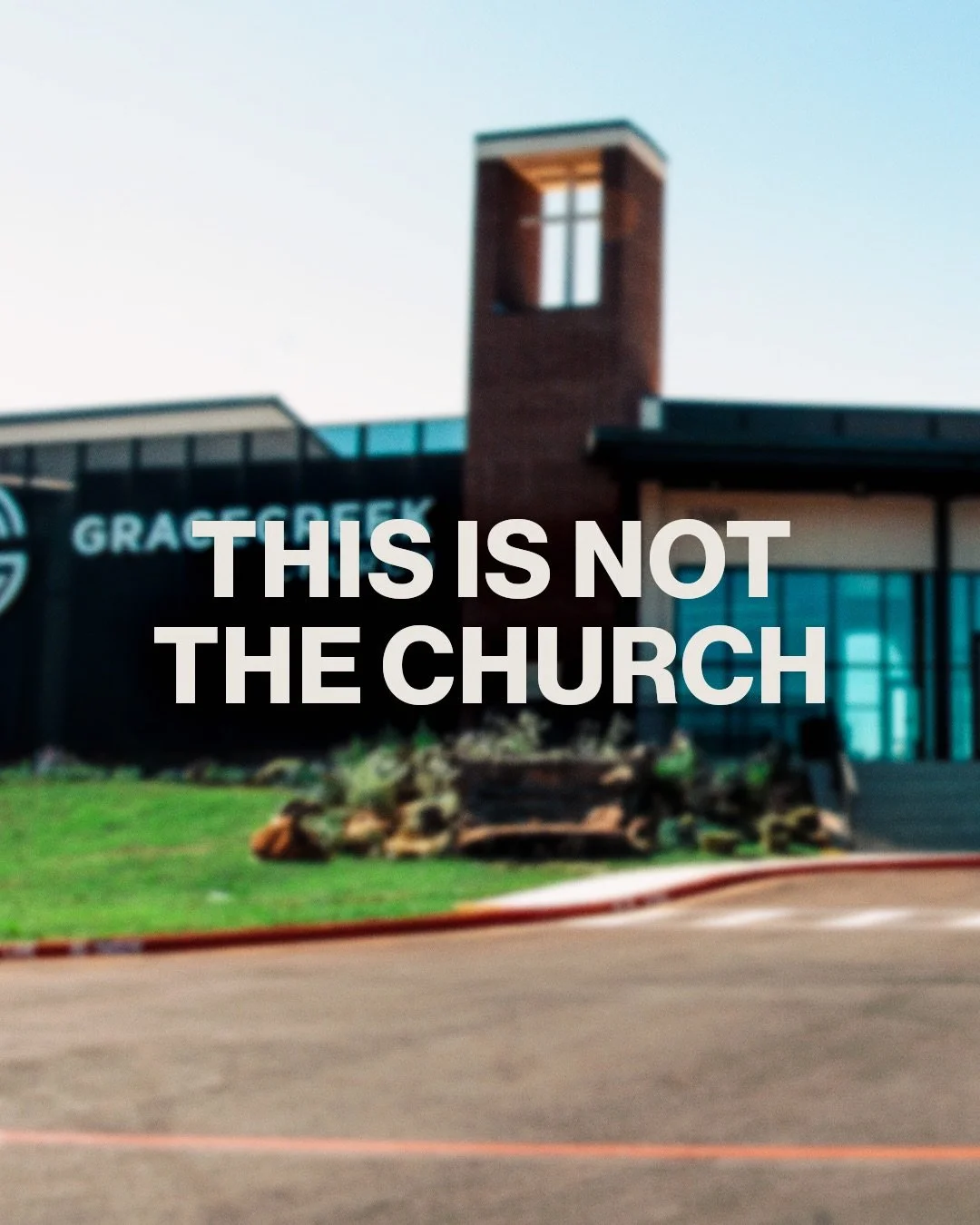 The church is not a building, it&rsquo;s the people. ❤️