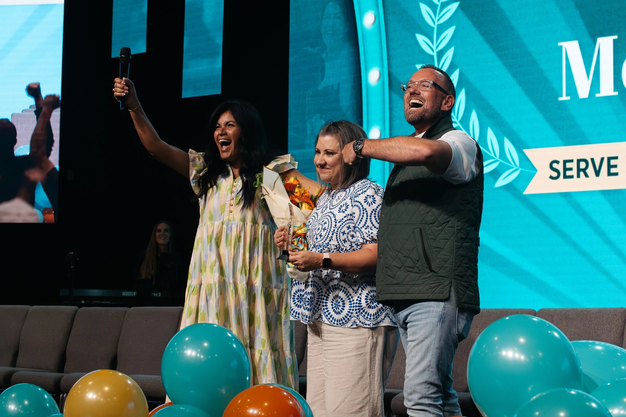 This year&rsquo;s Serve Team Champion Award goes to&hellip;

Ms. Bonnie Montandon!! 🥳🙌

THANK YOU for your faithful YES! You have made a great impact on so many! We love you and we&rsquo;re grateful for your investment in reaching people and buildi
