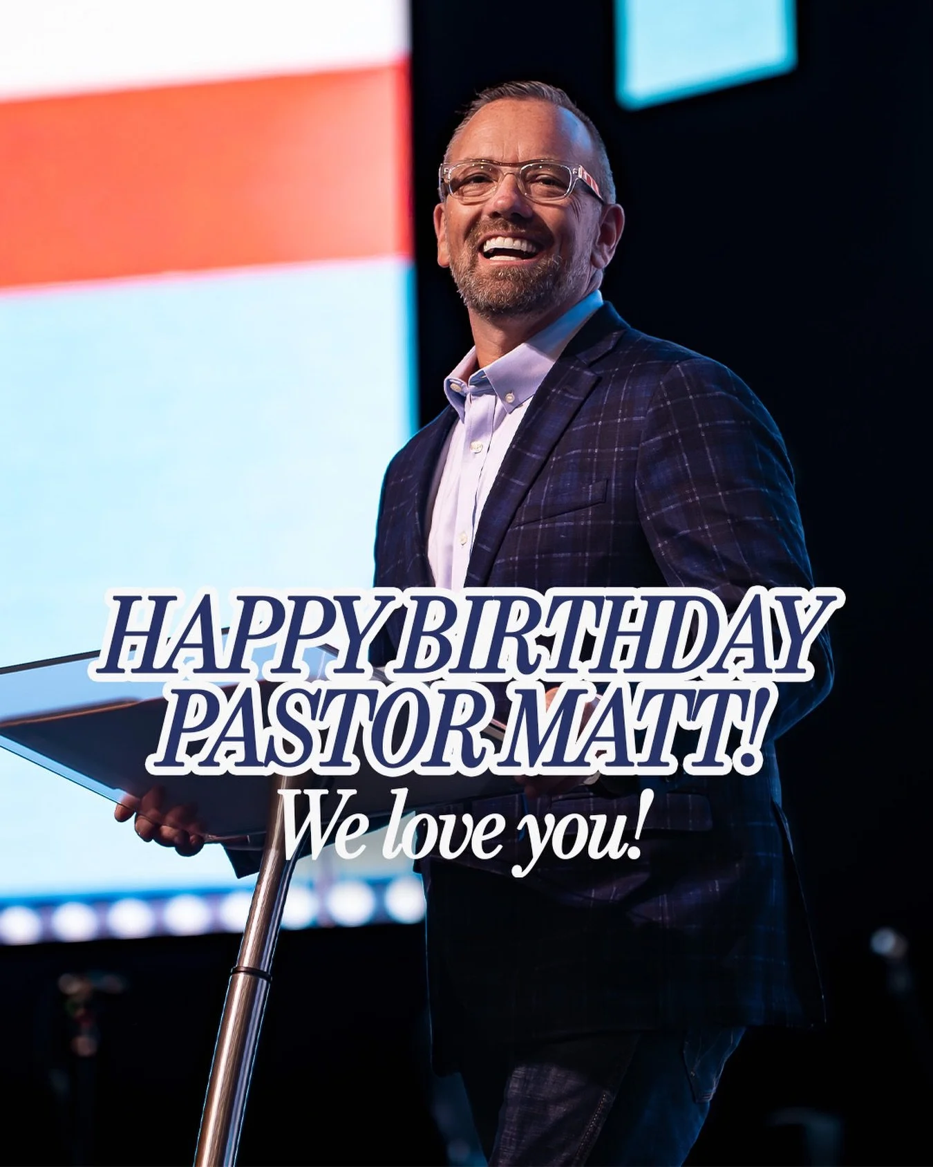 Happy Birthday to our Pastor, Matt Benson! We are grateful for your love and shepherding. You love like a father and lead us with faith, strength, compassion, humility, integrity, honor, and above all love. We are grateful for God&rsquo;s goodness an