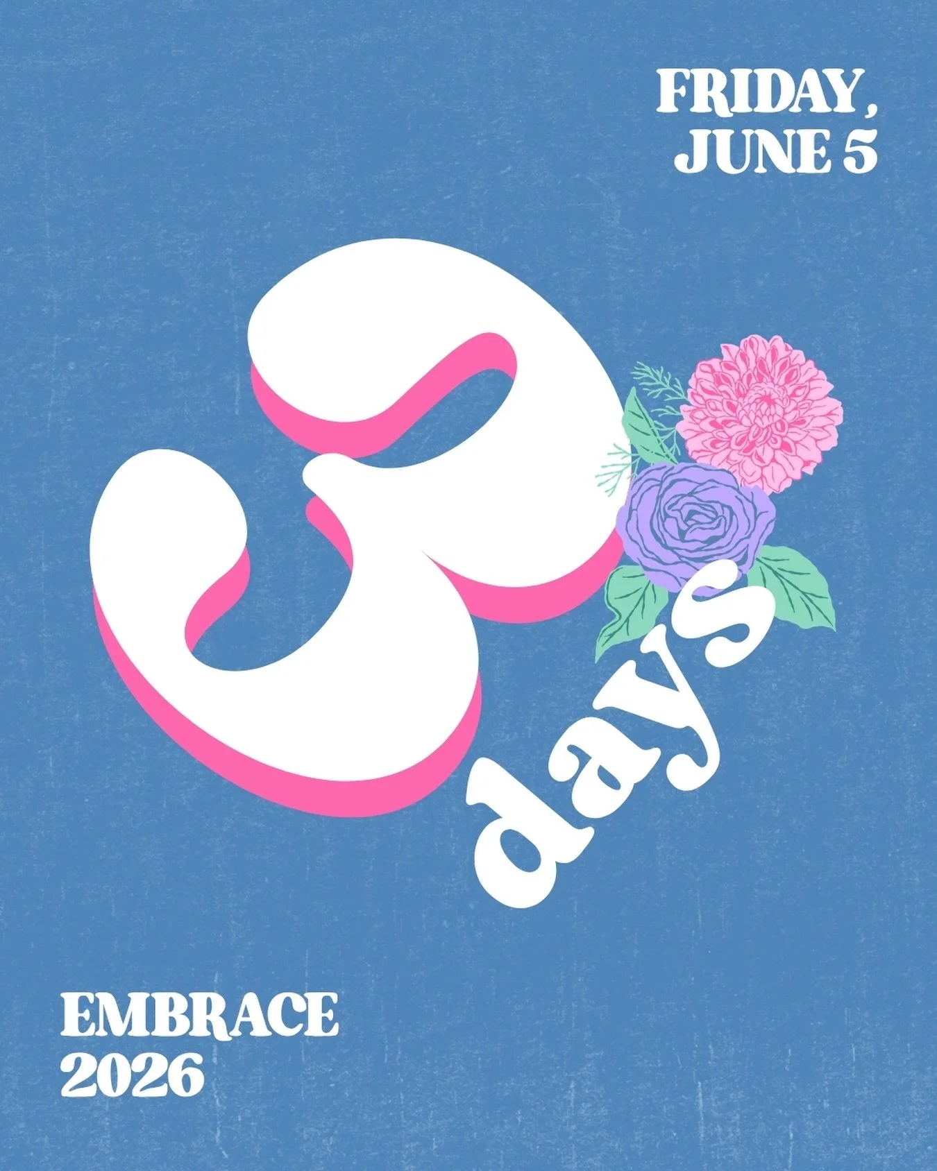 We&rsquo;re only THREE days away from Embrace 2026! Ladies, what are you most excited for?!✨🌸
Not registered yet? No problem! To register, visit gracecreekchurch.com/embrace! 💕