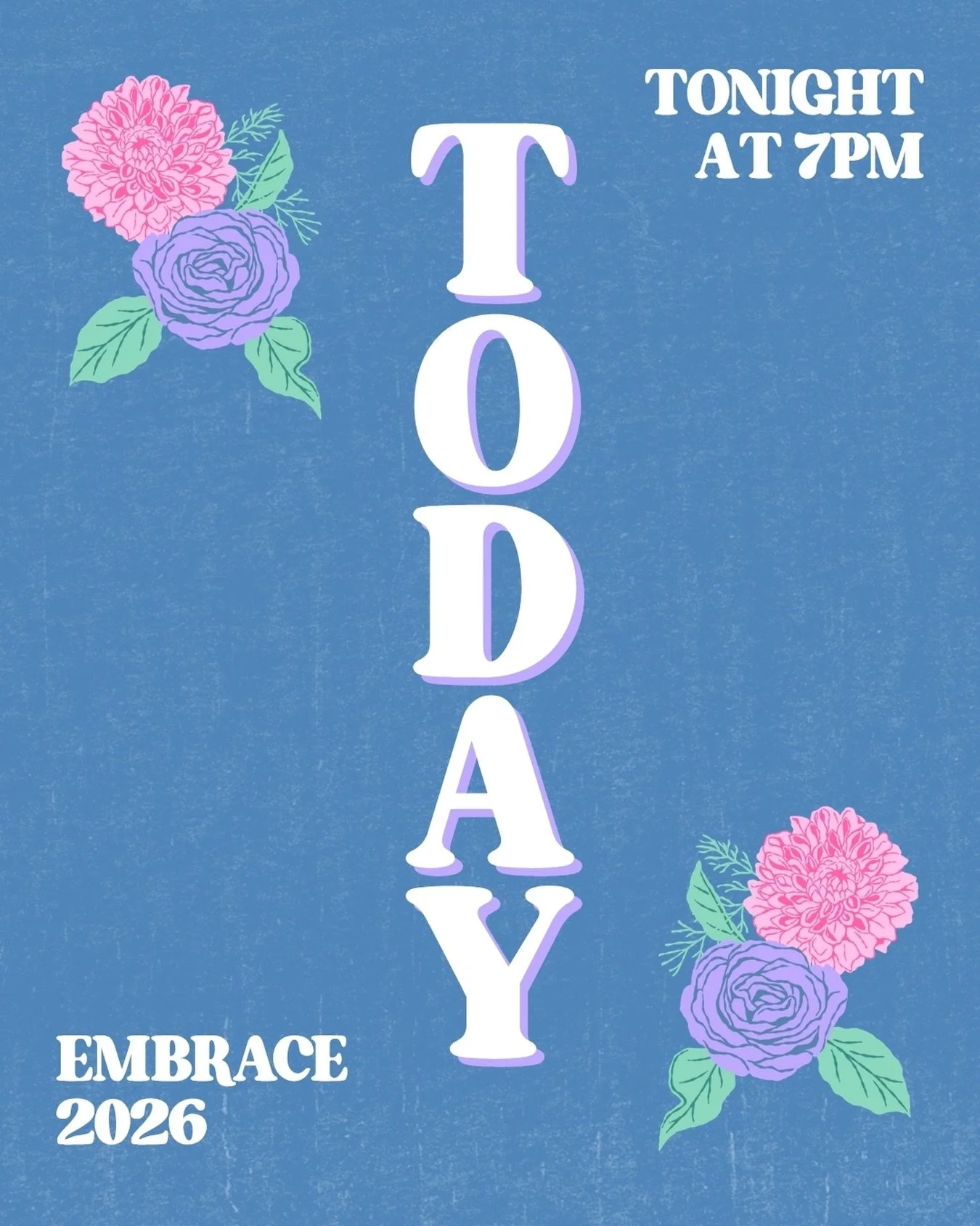 Embrace is HERE!! 🥳
Ladies see you TONIGHT at 7PM!
Not registered? It&rsquo;s not too late! Register today at gracecreekchurch.com/embrace!