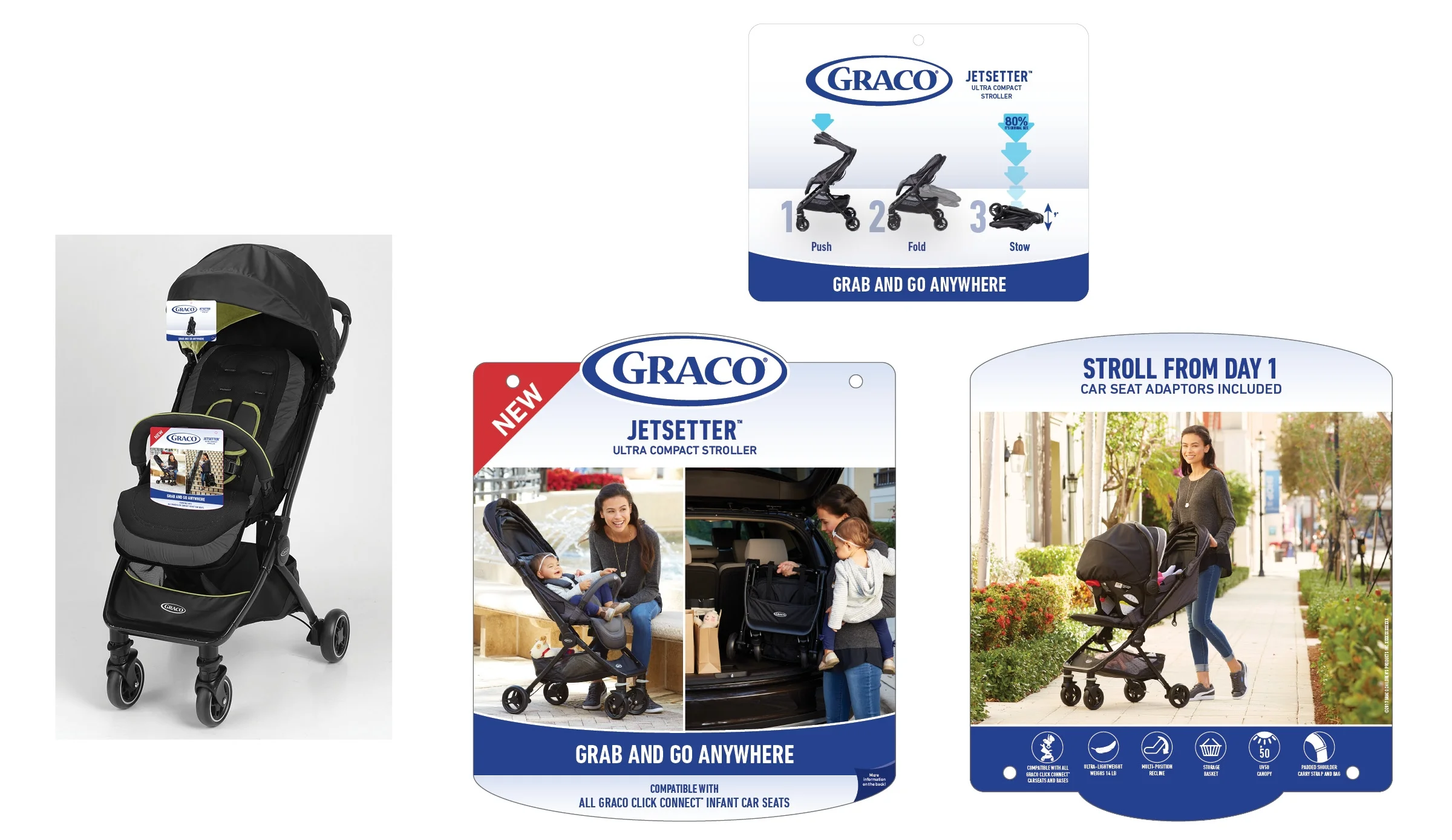 Jetsetter Ultra Compact Stroller POP