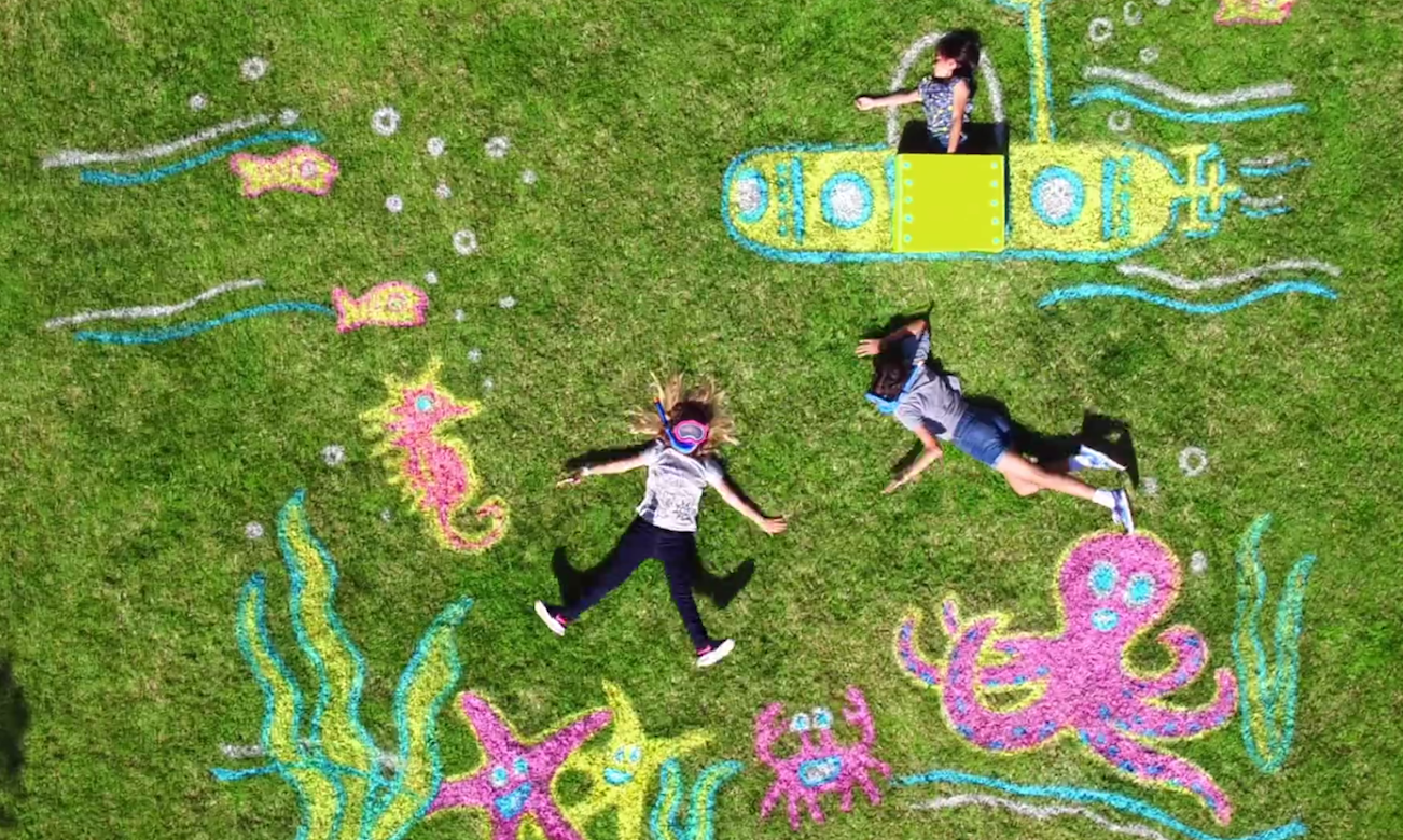 Testors Spray Chalk Goes where Sidewalk Chalk Can't! Try it Today!