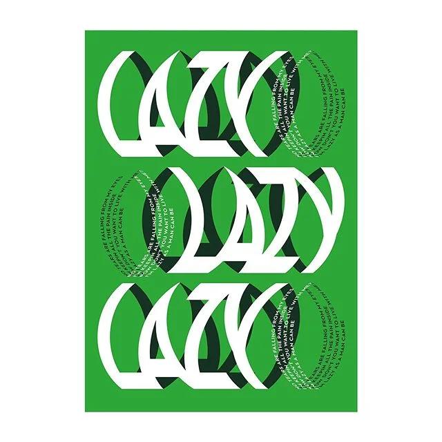 #lazy Poster design for @poster.jam pt3. 
#posterjam #posterdesign #affiche #thedesigntip #posteraday #typespire #goodtype #typedesign #designspiration #betype #graphicdesigndaily #dailyposter #graphicposter #posterunion #modernart #strengthinletters