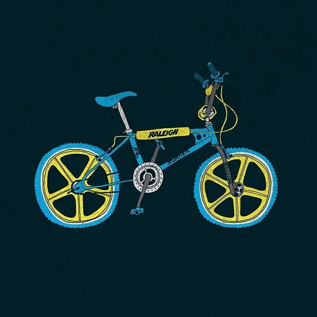 Raleigh tuff burner.

#lockdownillustration 
#bmx #raleigh #raleighbmx #raleightuffburner #raleighburner #handdrawntype  #illustration  #handlettering  #handdrawn  #typography  #typographyart  #typespire  #goodtype  #dailytype  #thedesigntip  #screen