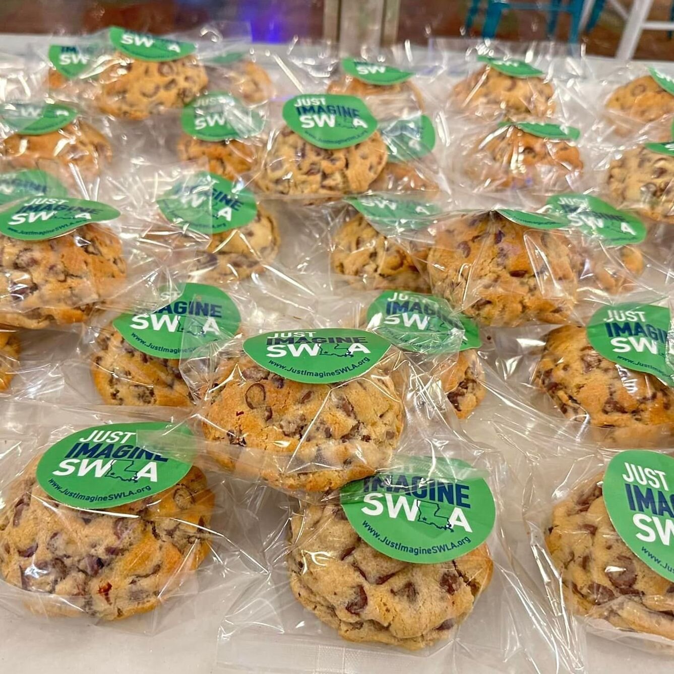 Throwback to delivering cookies from @twaniesterrifictreats to show appreciation to our partners who work behind the scenes on Just Imagine SWLA