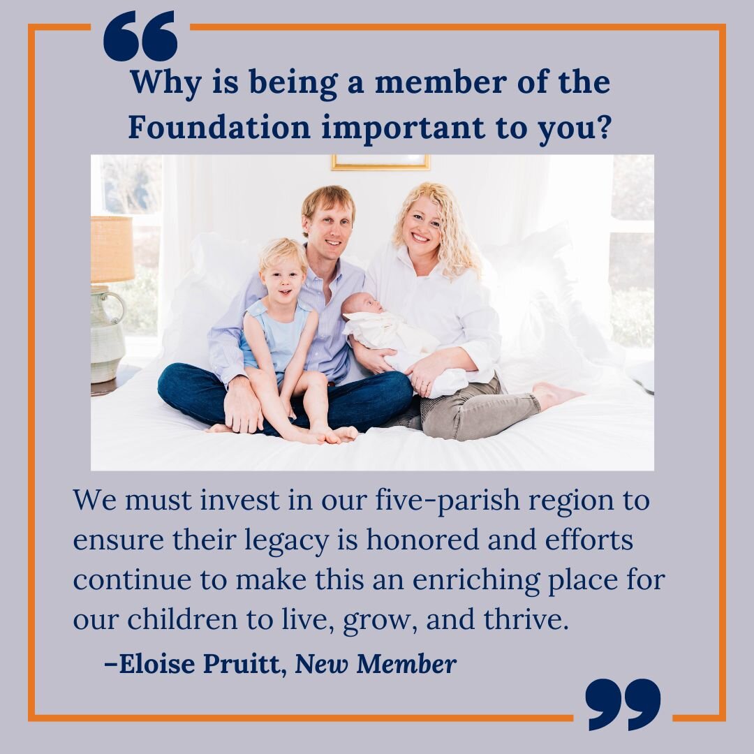 Meet New Members, The Pruitt Family, and see what Eloise Pruitt has to say about why being a member of the Foundation is important to her.