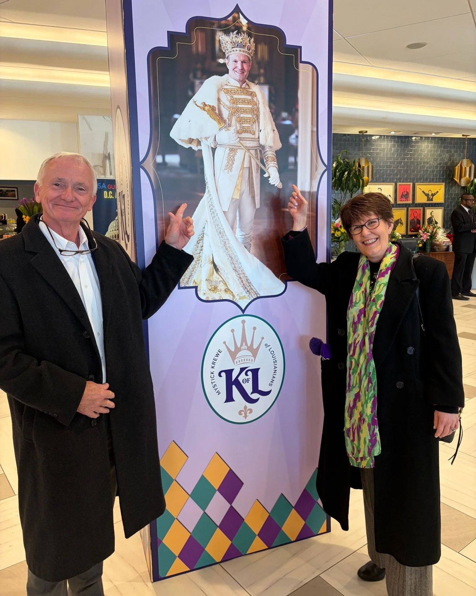 And now, a series we like to call&hellip; Sara &amp; Jim Pointing at Things 👉

Featuring a few special guest stars along the way! From Mardi Gras royalty to National Park Service offices (and everything in between), DC Mardi Gras gave us plenty to s