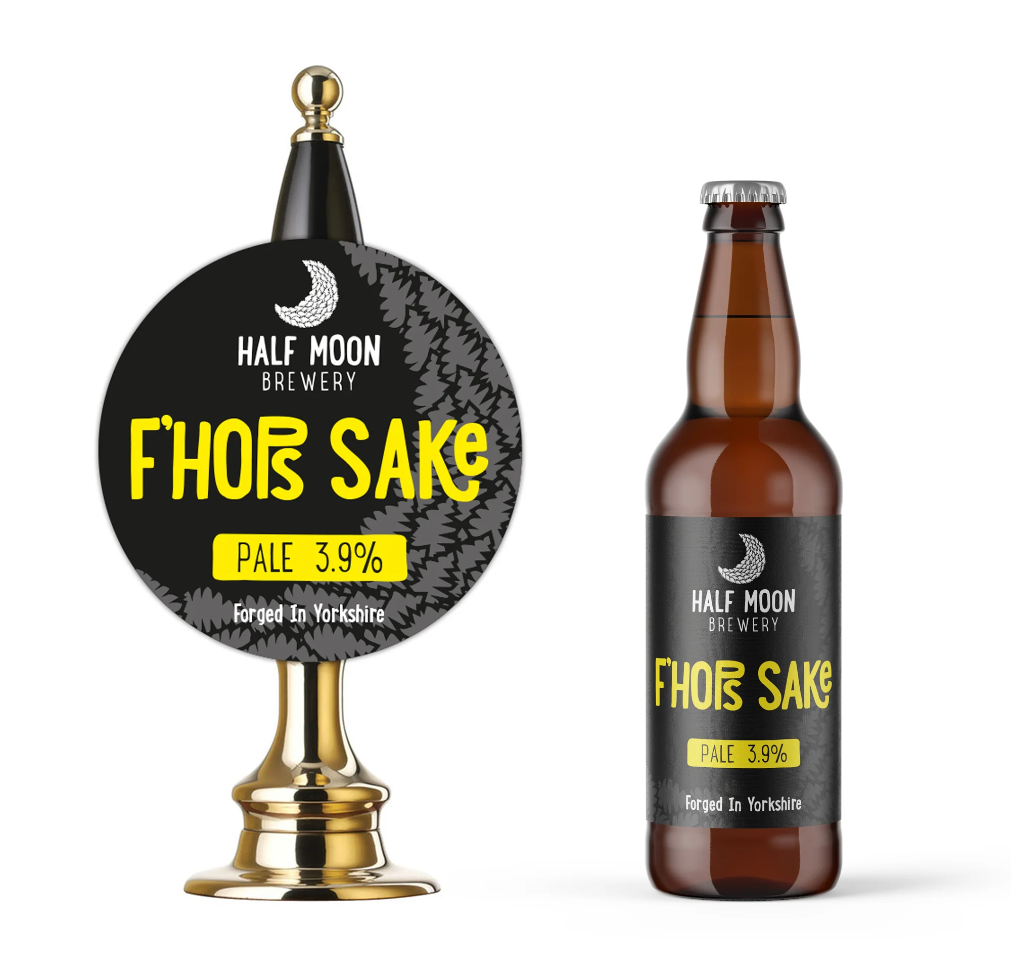 Half Moon Brewery Branding