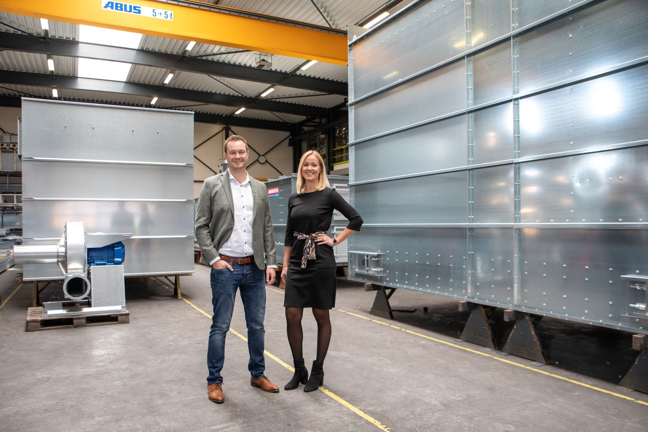 Wyboud and Marianne Kloppenburg (brother and sister): third generation to lead family business Modesta