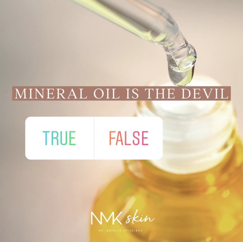 True or False: Mineral Oil is the Devil