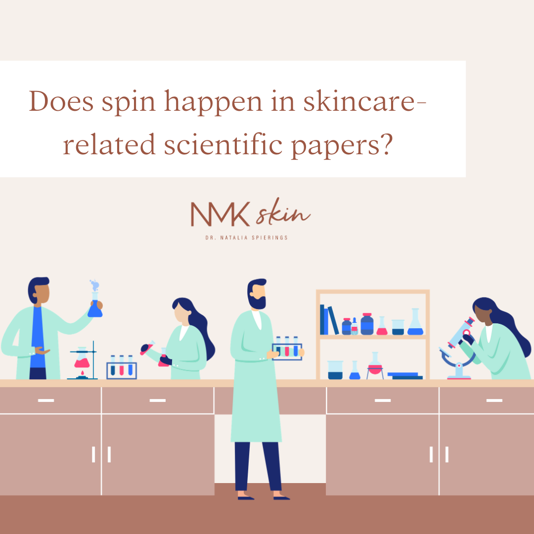 Does spin happen in skincare-related scientific papers?
