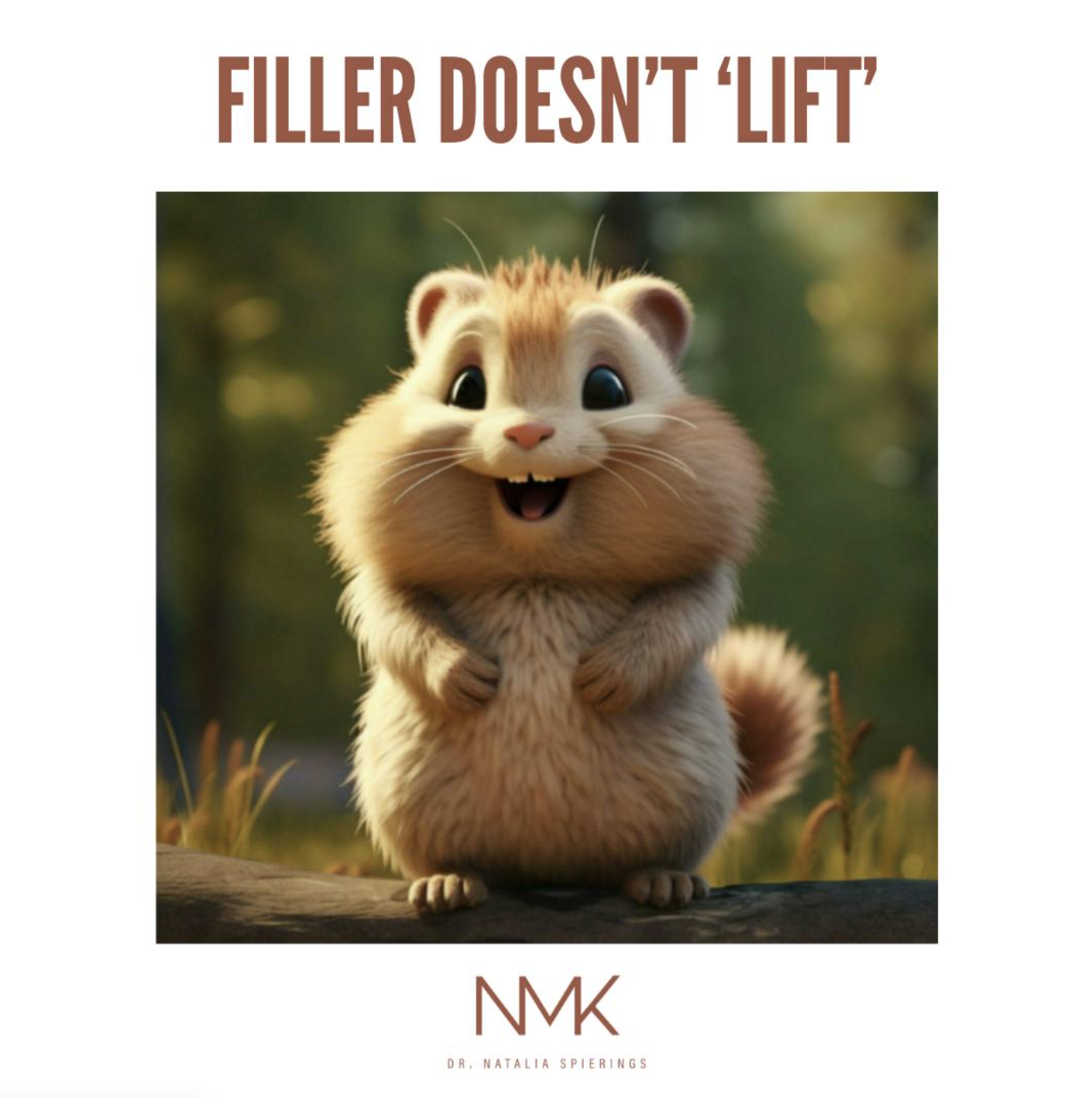 Filler doesn't lift!