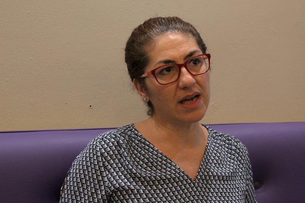 La profesora Edna Benítez Laborde. (Víctor Rodríguez-Velázquez / ONCE)