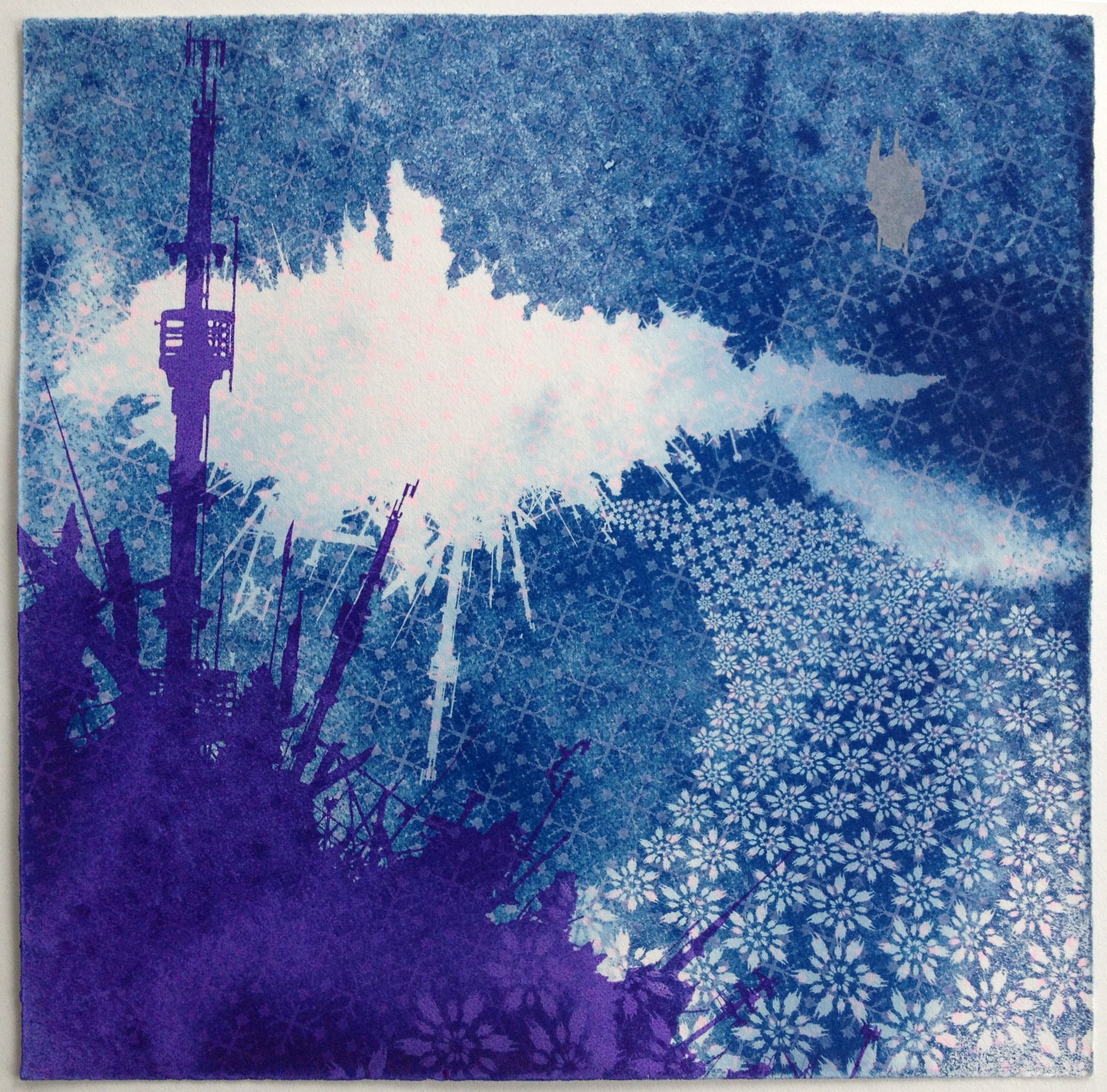  Cyanotype and silkscreen 