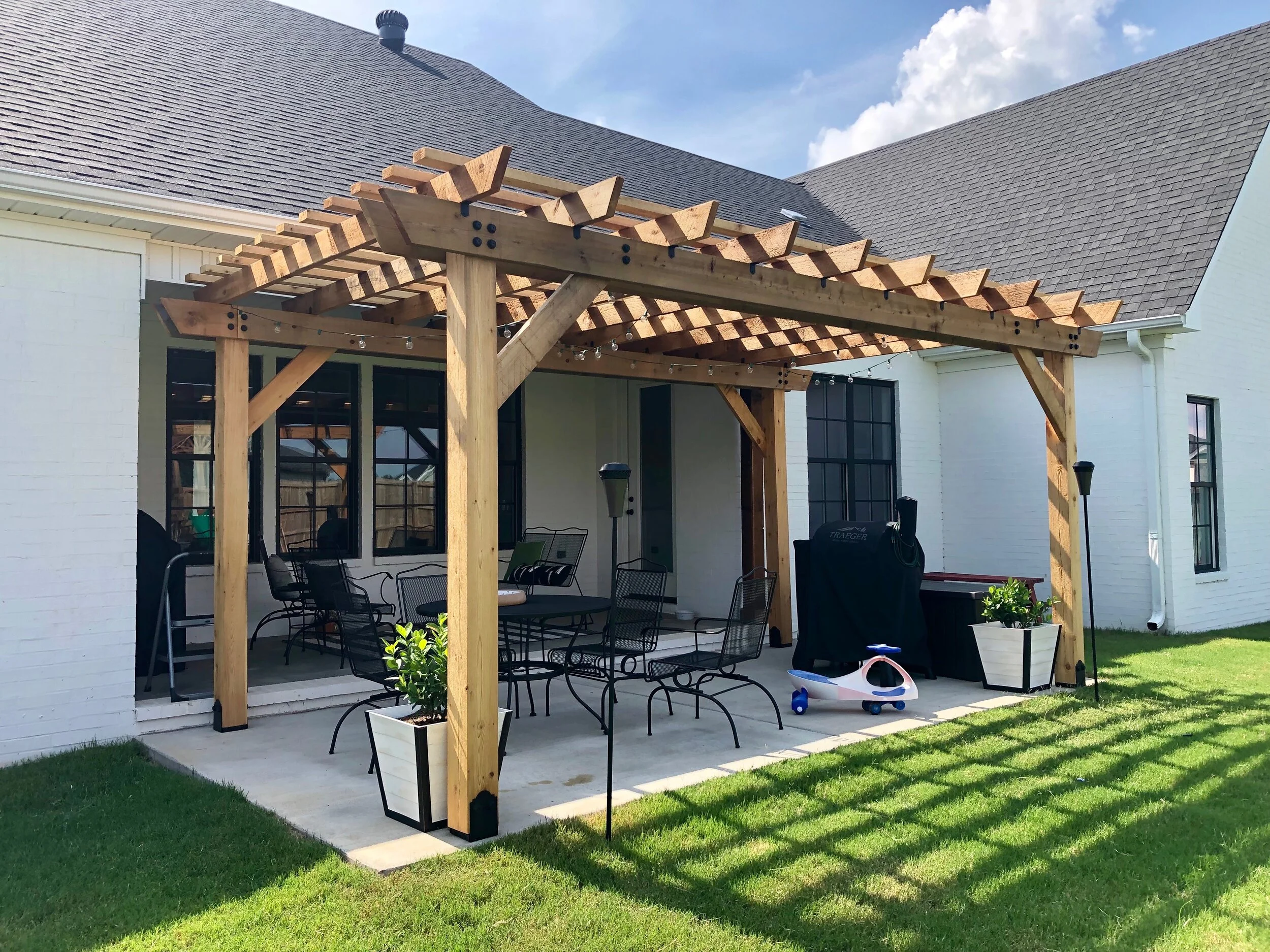 Pergola Design & Installation I Bradford Fencing I Conway AR