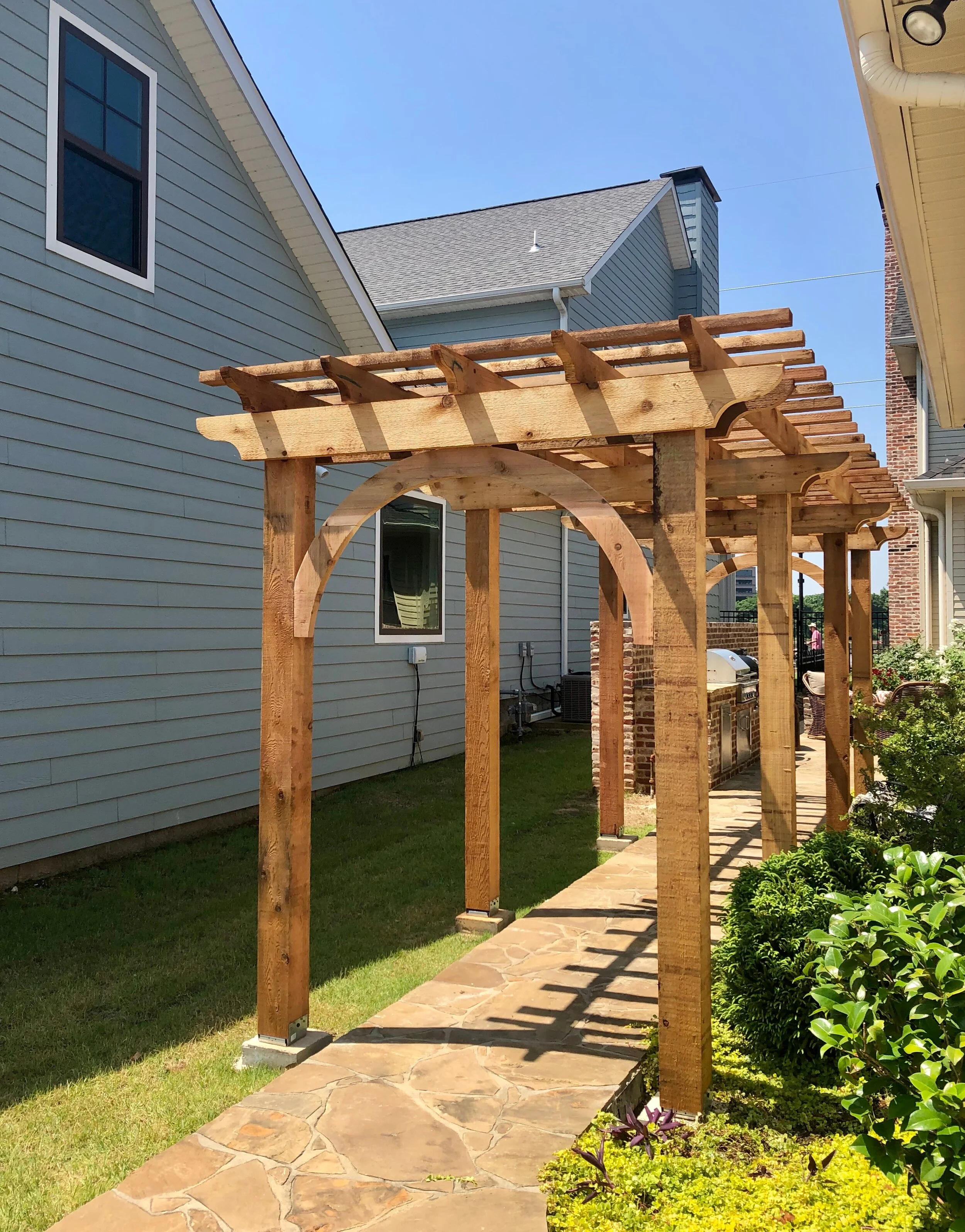 pergola contractors near me on Pergola Design Installation I Bradford Fencing I Conway Ar