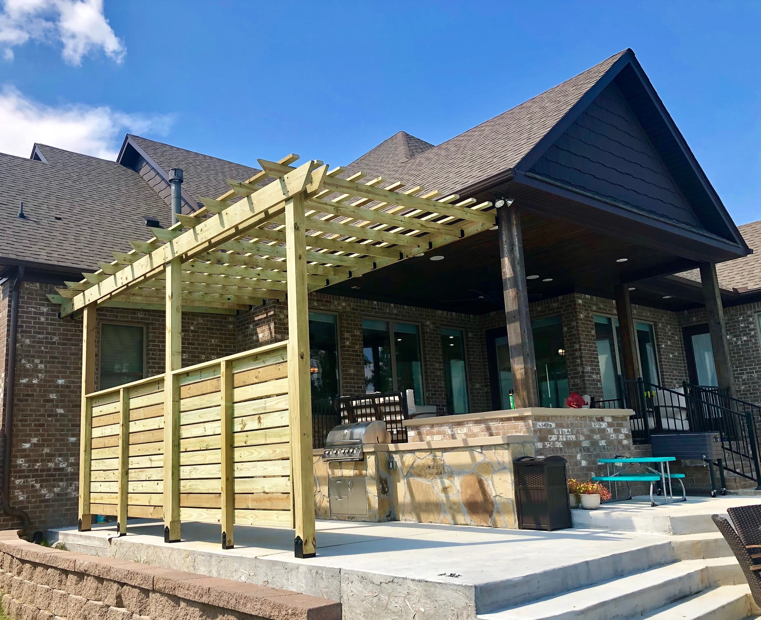 Pergola Design & Installation I Bradford Fencing I Conway AR