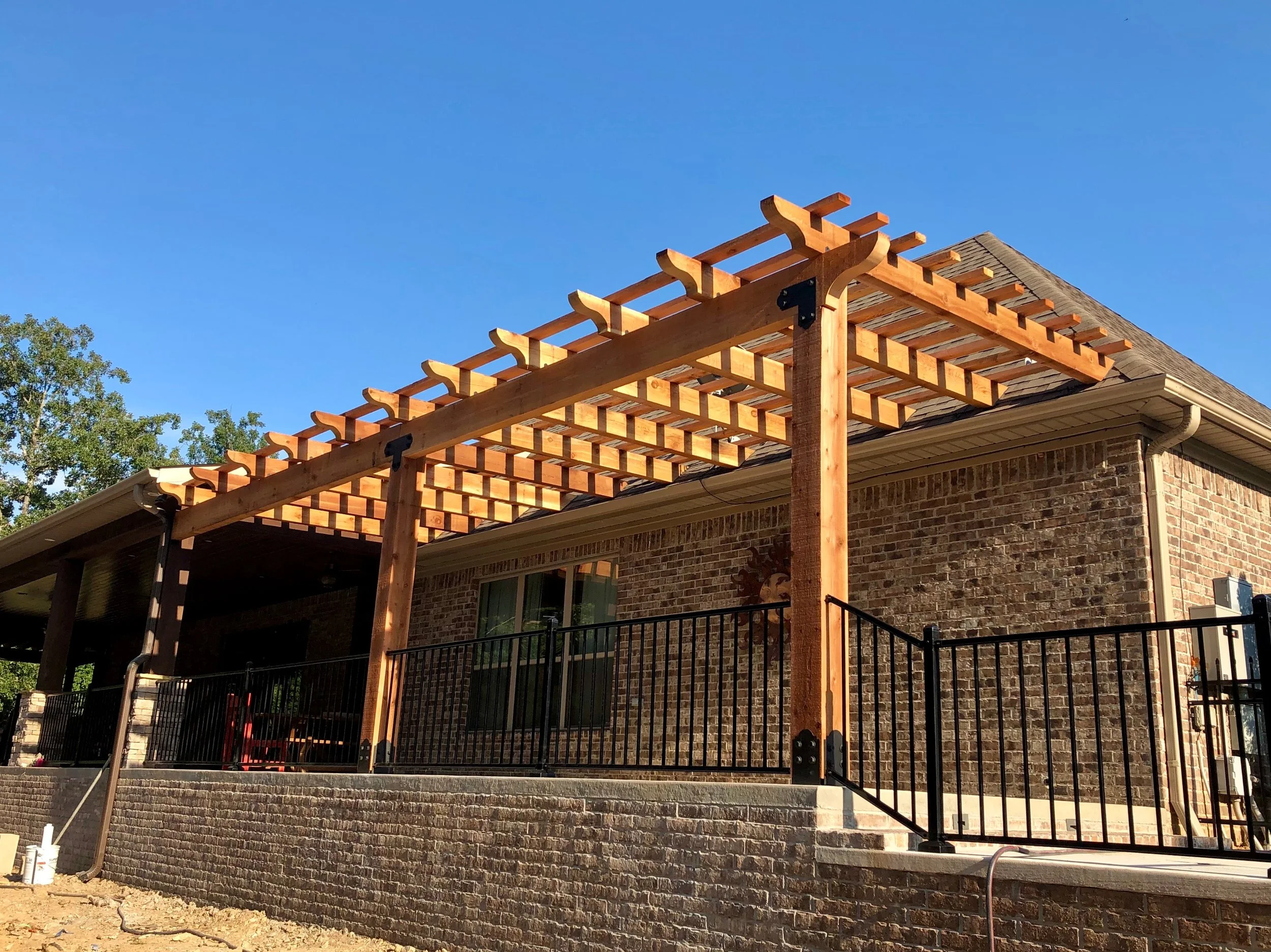 Pergola Design & Installation I Bradford Fencing I Conway AR