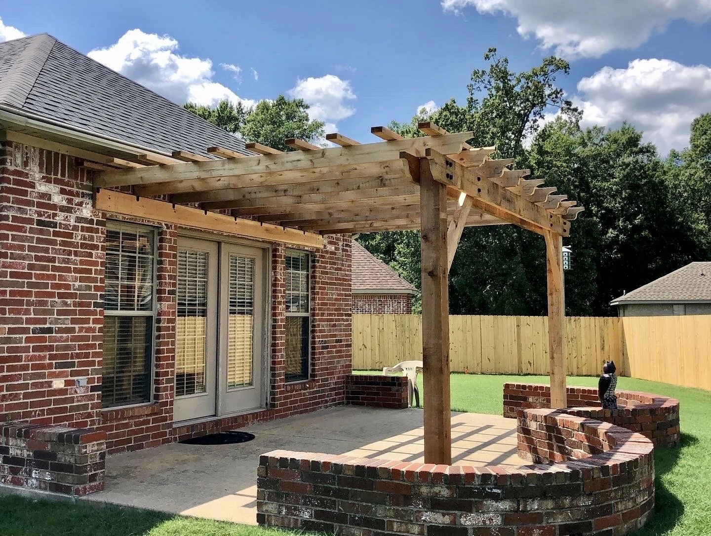Pergola Design & Installation I Bradford Fencing I Conway AR