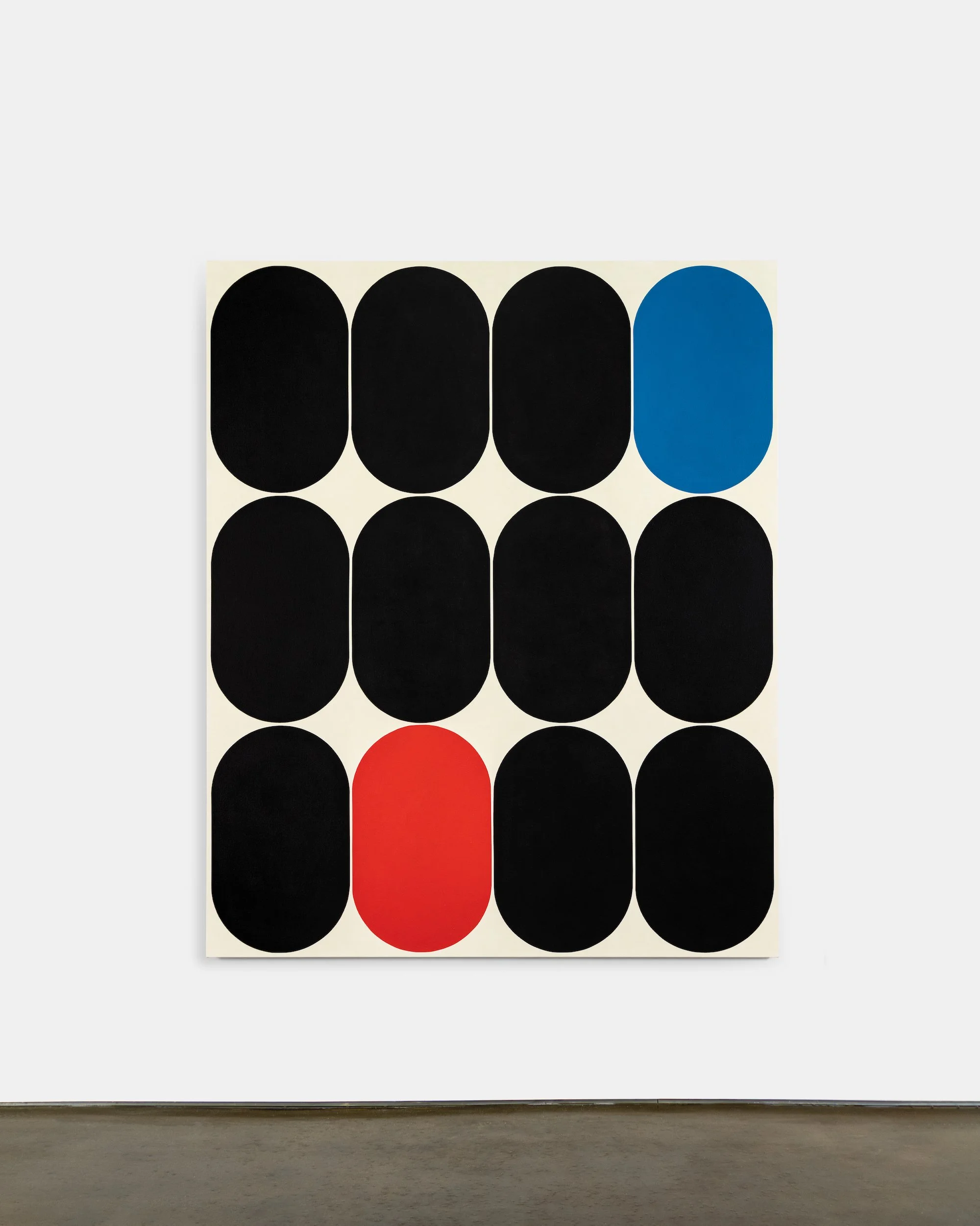   Eq. 009,  2021, Acrylic on canvas, 66 X 54 x1.25 inches 