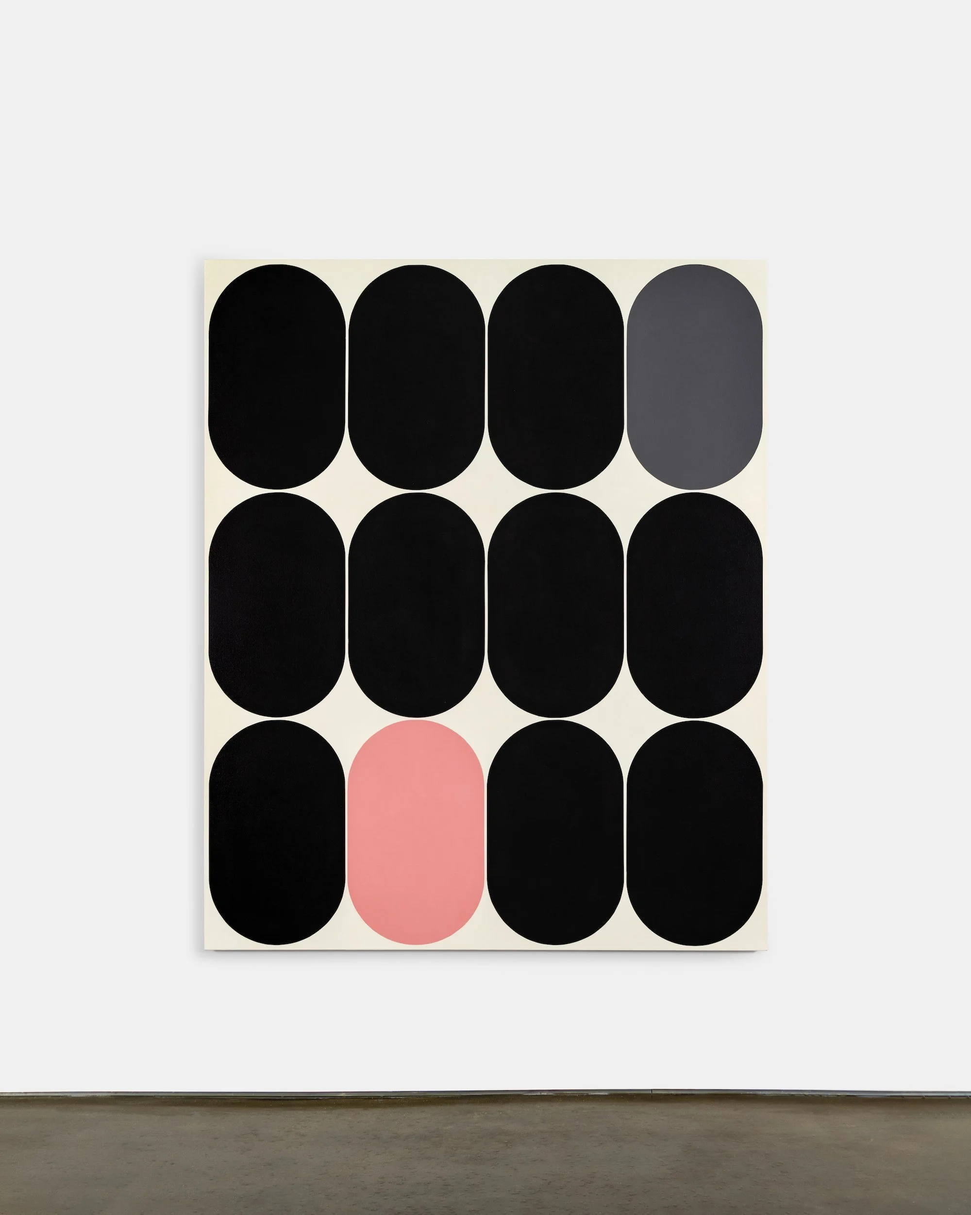   Eq. 003 , 2020, Acrylic on canvas, 66 x 54 x 1.25 inches 