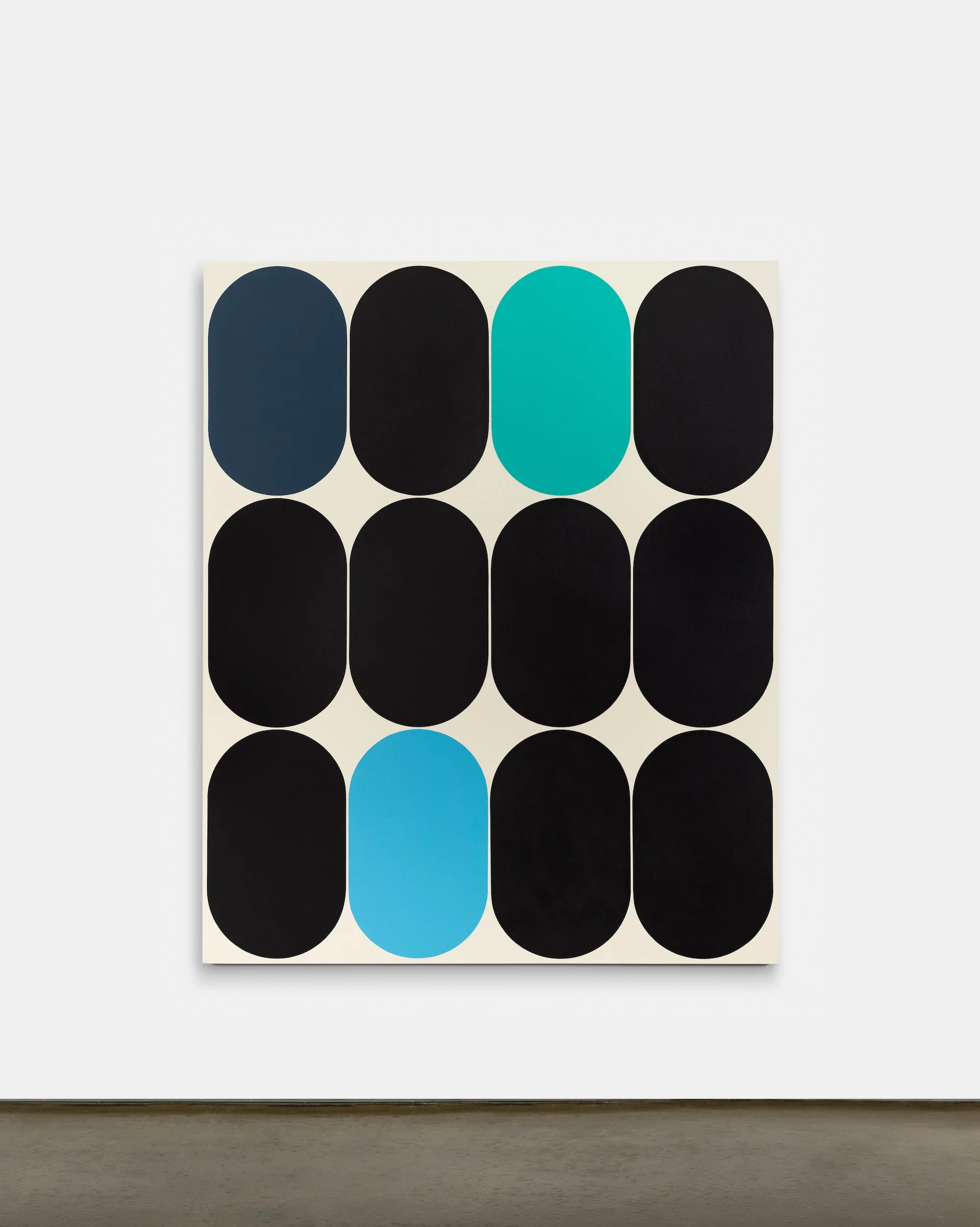   Eq.026 , 2022, Acrylic on canvas, 66 x 54 x 1.25 inches 