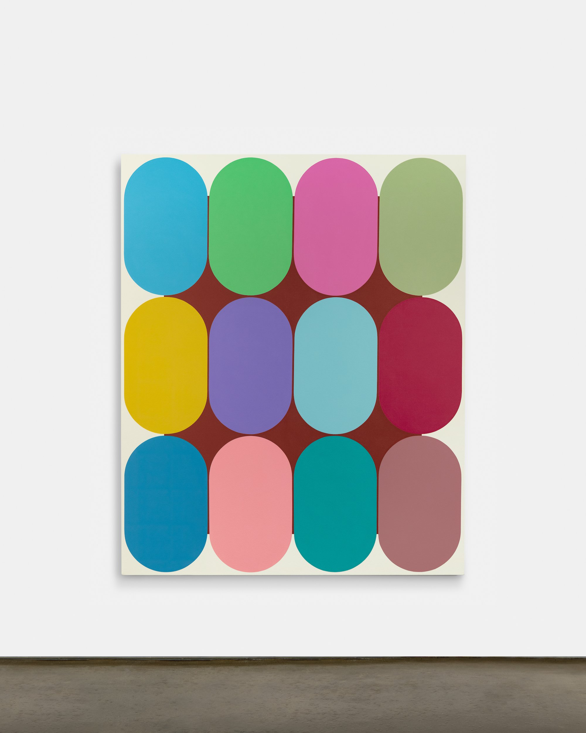   Eq.027 , 2022, Acrylic on canvas, 66 x 54 x 2 inches 