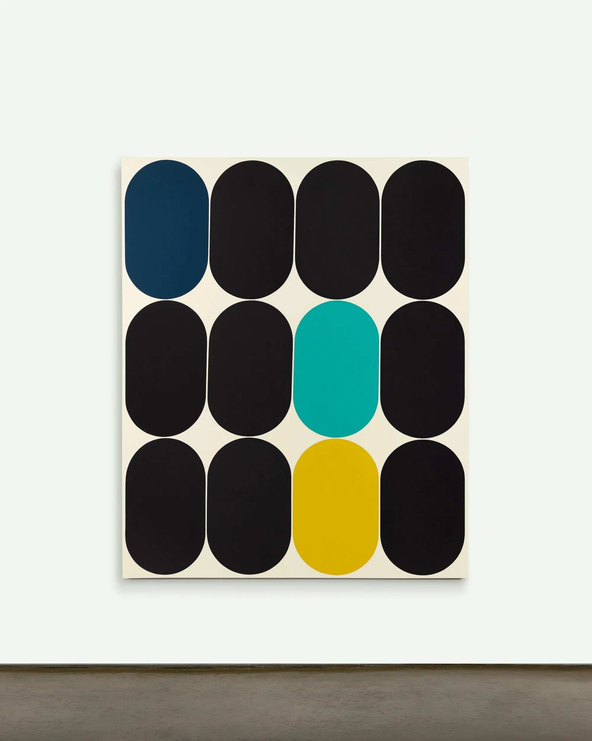   Eq.035 , 2022, Acrylic on canvas, 66 x 54 x 1.25 inches 