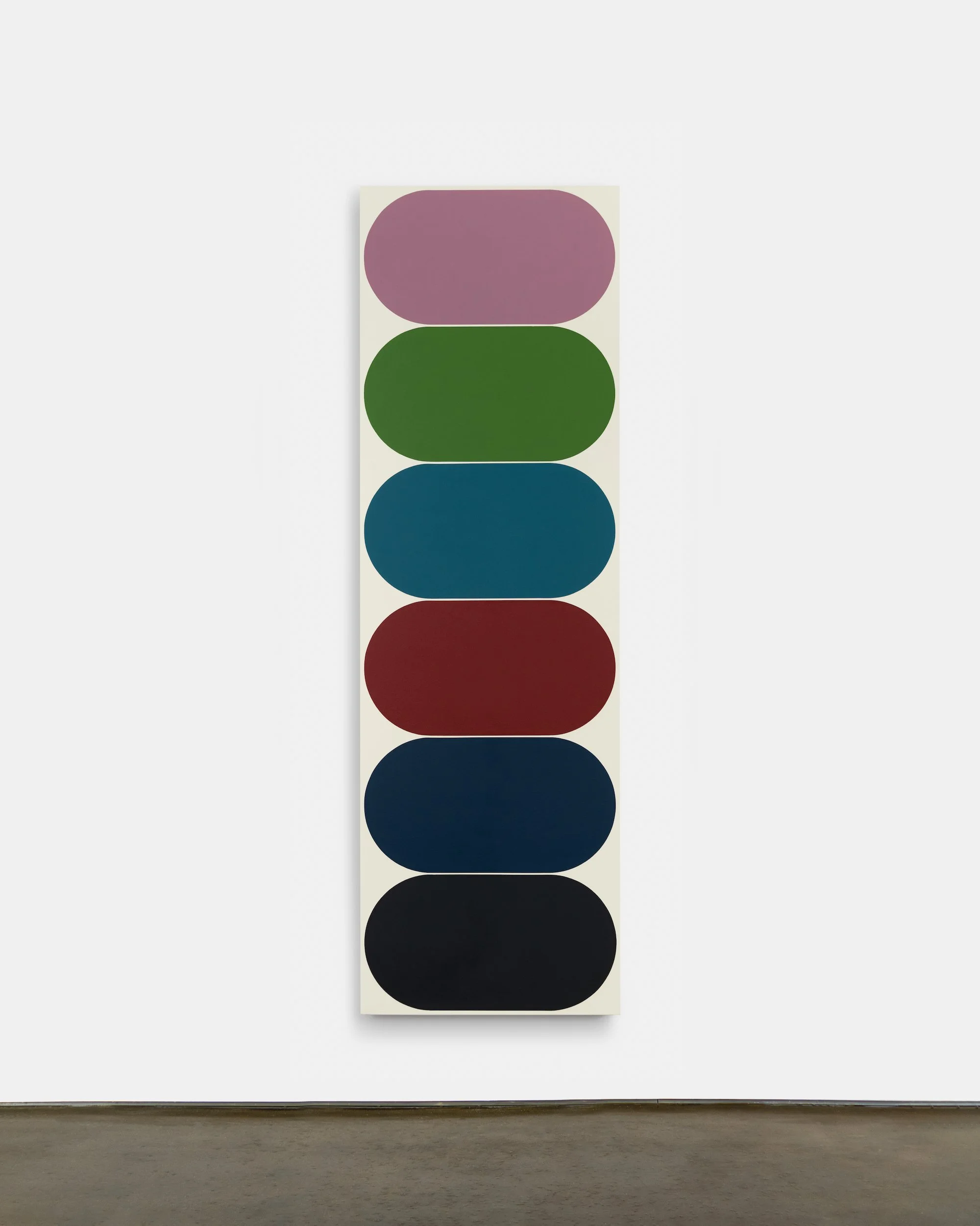   Eq. 036 , 2022, Acrylic on canvas, 96 x 30 x 2 inches 