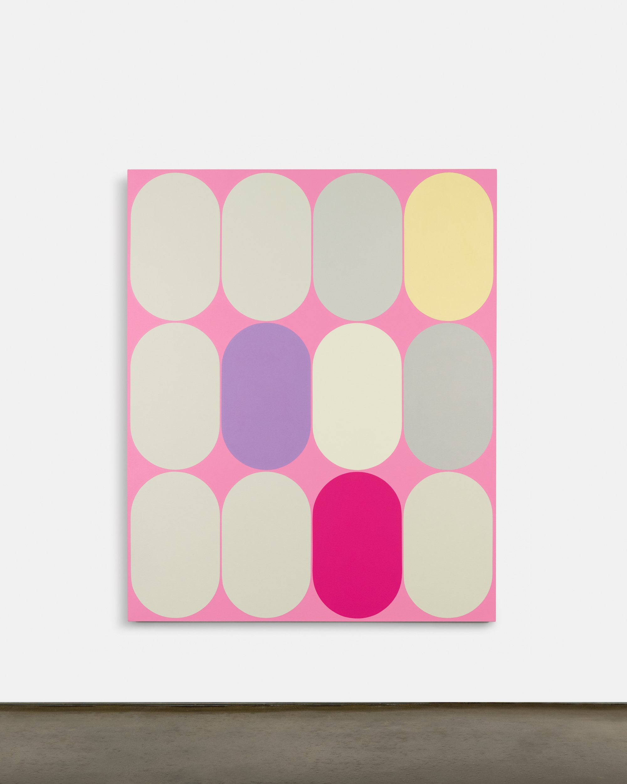   Eq. 038 , 2022, Acrylic on canvas, 66 x 54 x 2 inches 