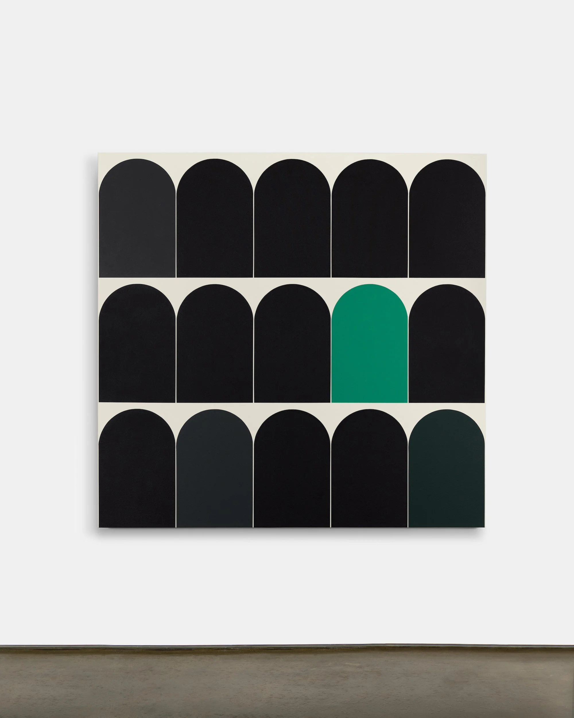   L08 , 2022, Acrylic on canvas, 52 x 54 x 2 inches 