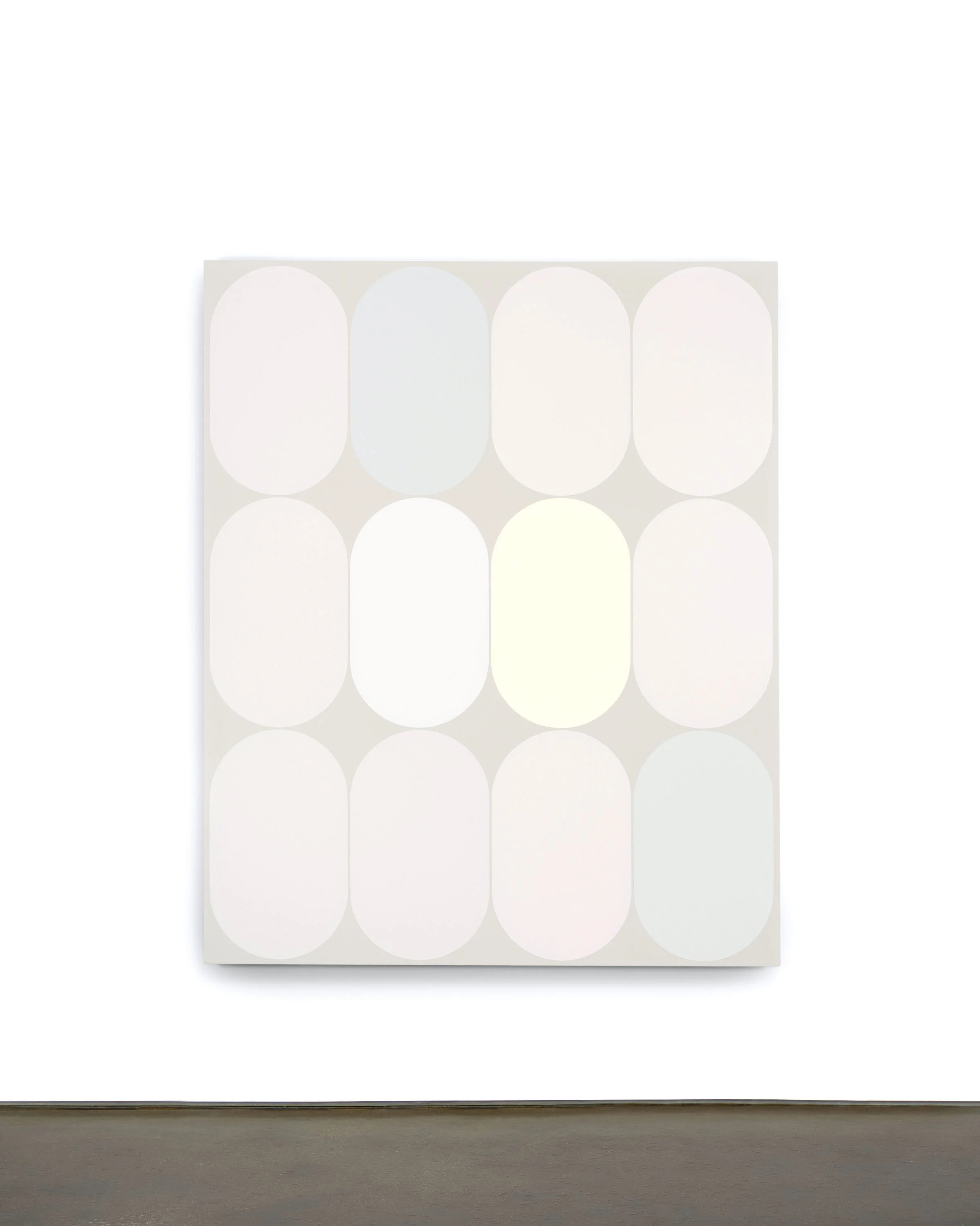   Eq.055 , 2023, Acrylic on canvas, 66 x 54 x 1.25 inches 