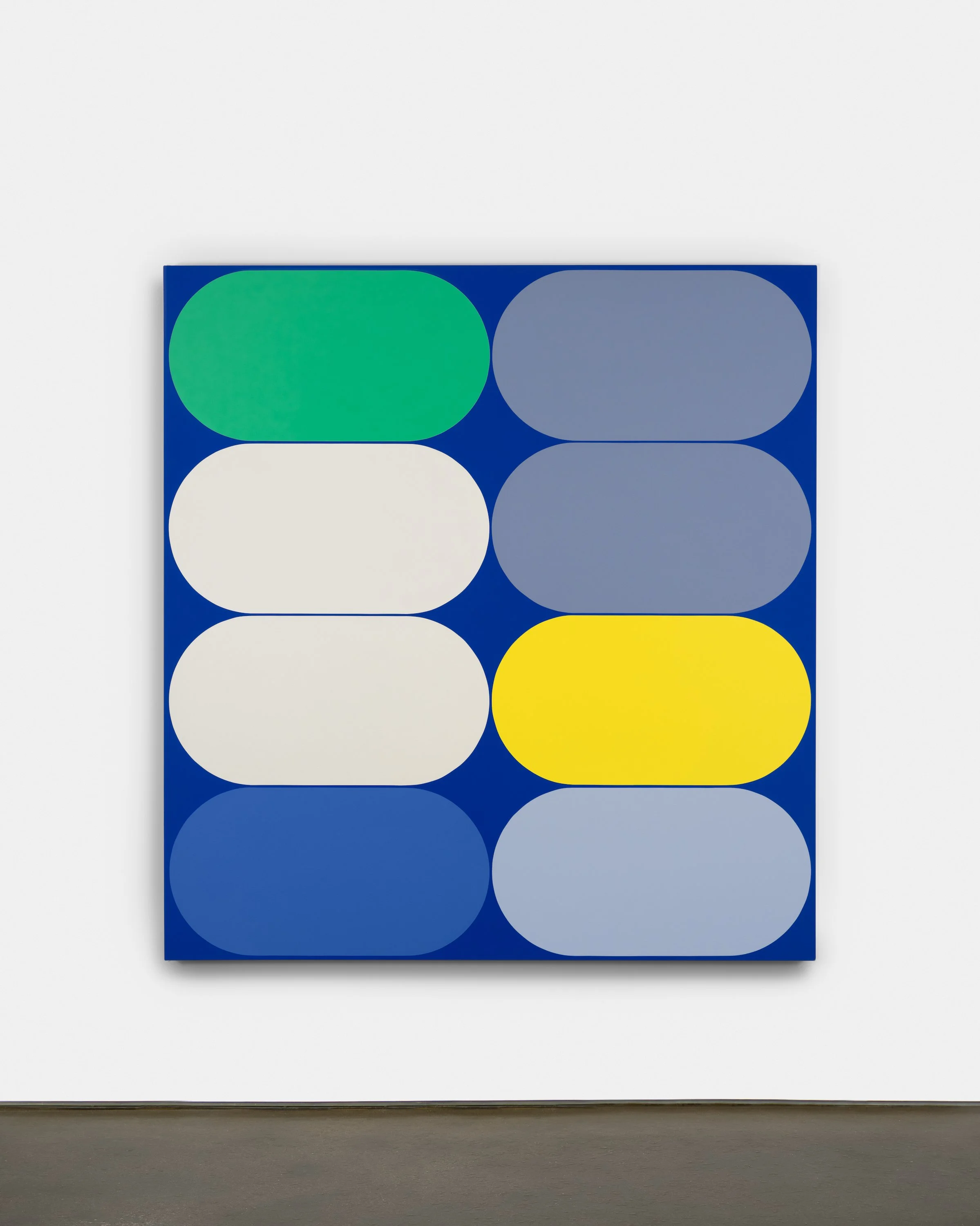   Eq.057 , 2023, Acrylic on canvas, 66 x 62 x 2 inches 
